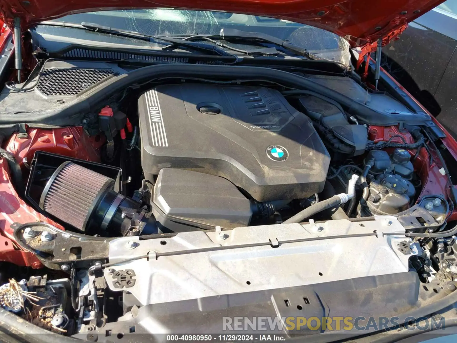 10 fotografías del automóvil dañado 3MW5R7J06M8B48407 BMW 330I 2021