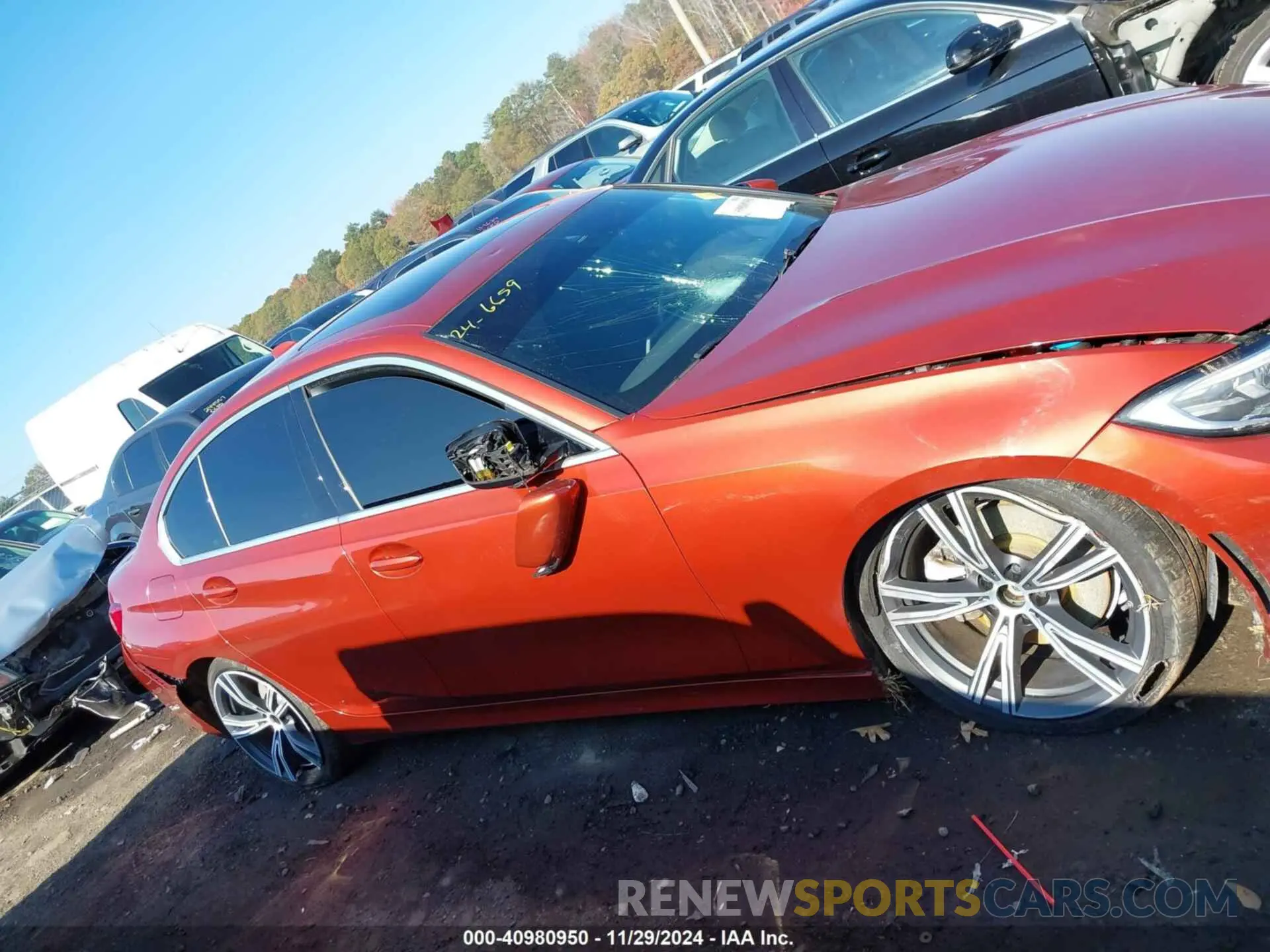 13 fotografías del automóvil dañado 3MW5R7J06M8B48407 BMW 330I 2021