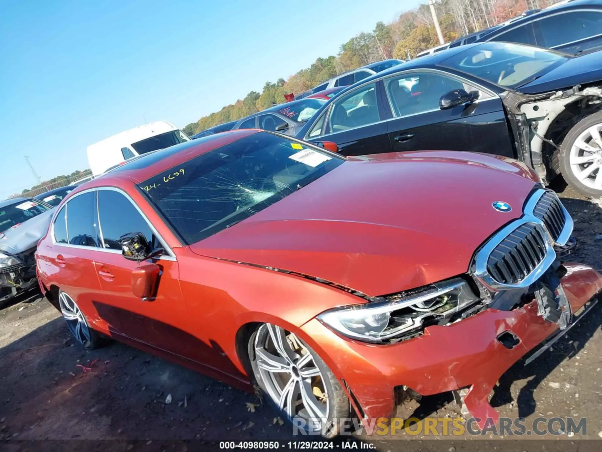 17 fotografías del automóvil dañado 3MW5R7J06M8B48407 BMW 330I 2021