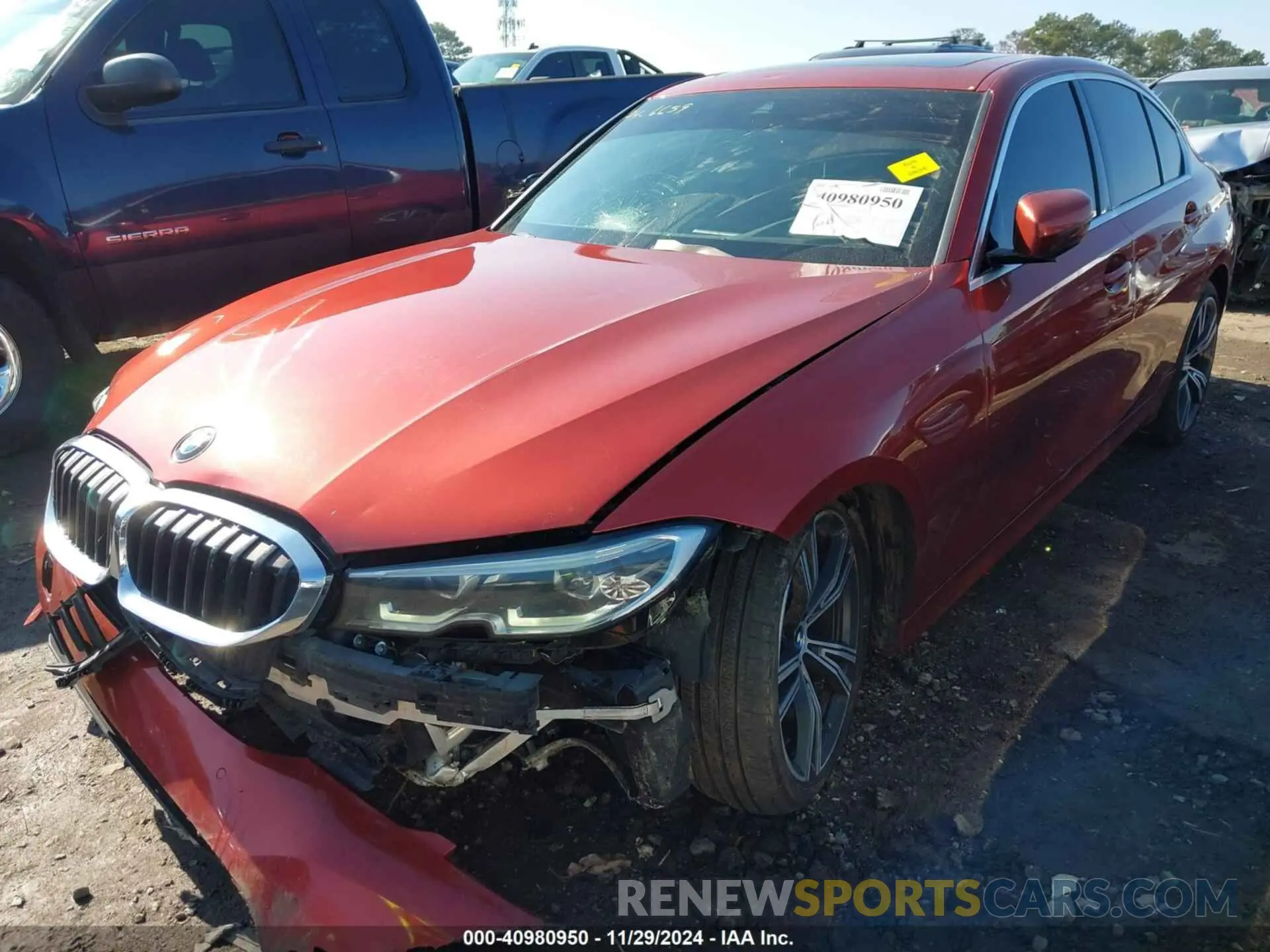 6 fotografías del automóvil dañado 3MW5R7J06M8B48407 BMW 330I 2021