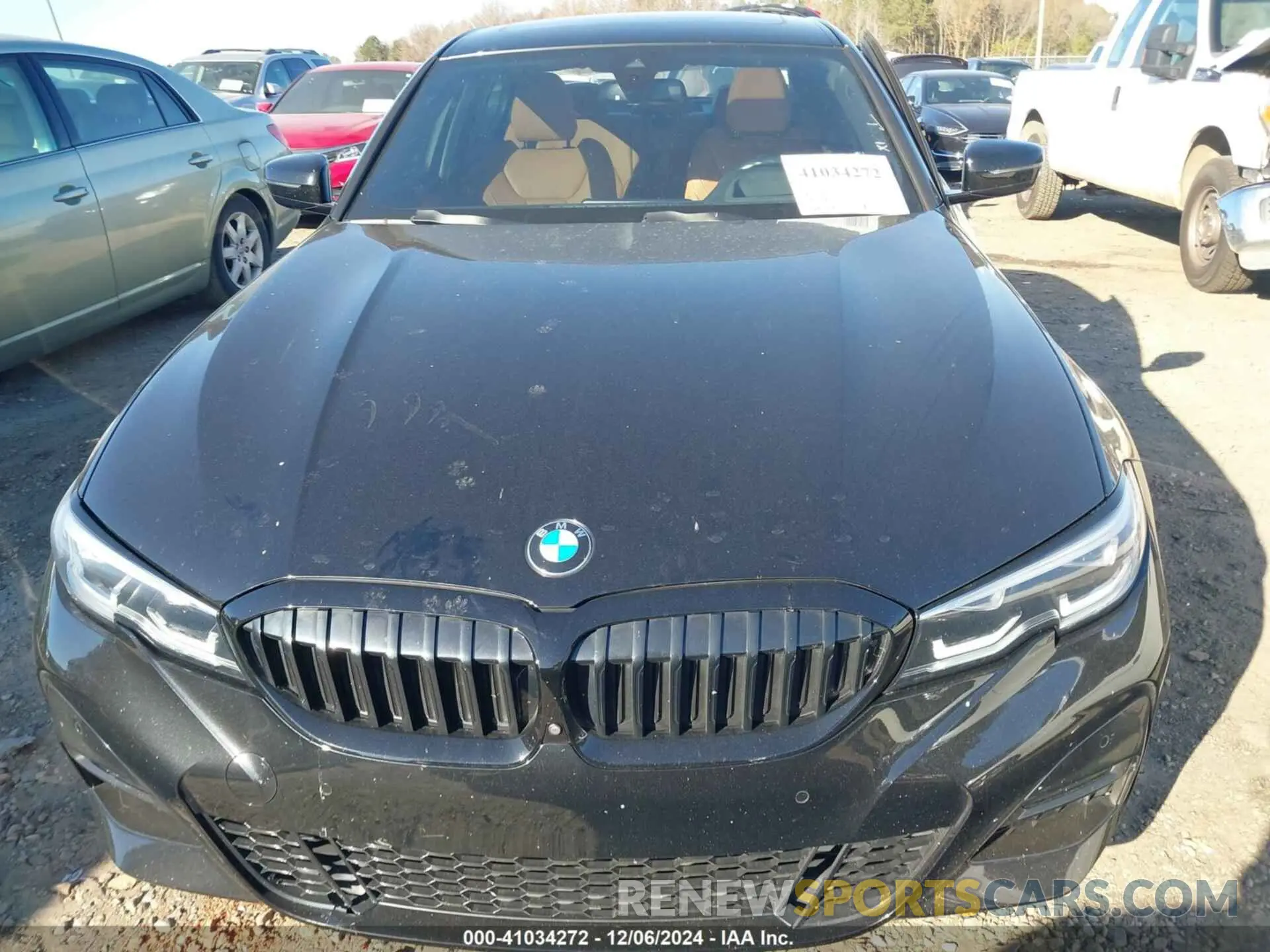12 fotografías del automóvil dañado 3MW5R7J06M8C00005 BMW 330I 2021