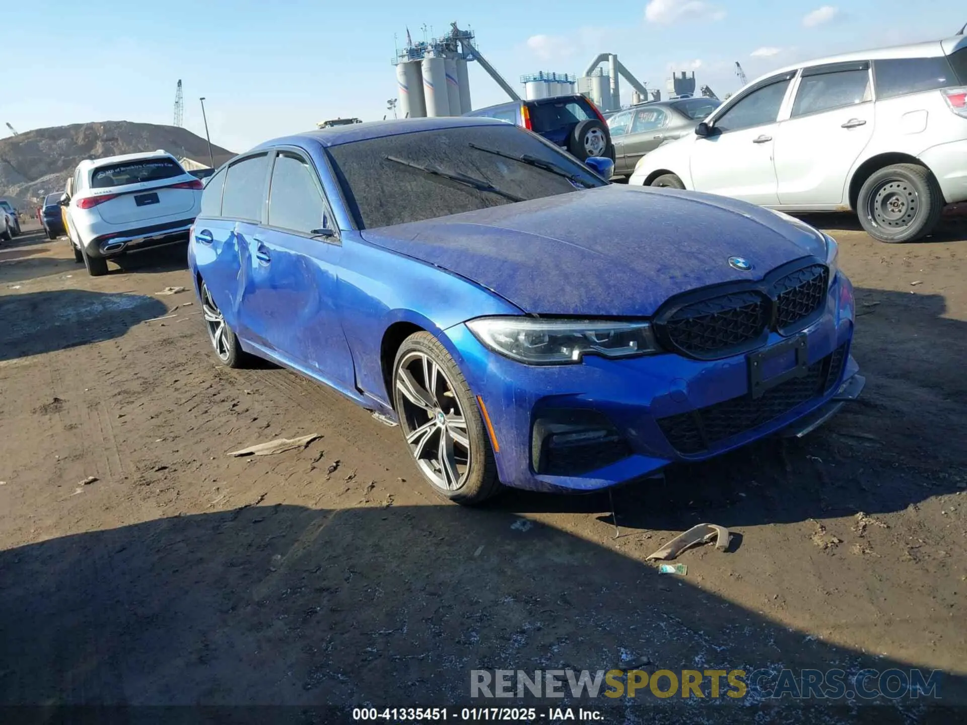 1 fotografías del automóvil dañado 3MW5R7J06M8C01994 BMW 330I 2021