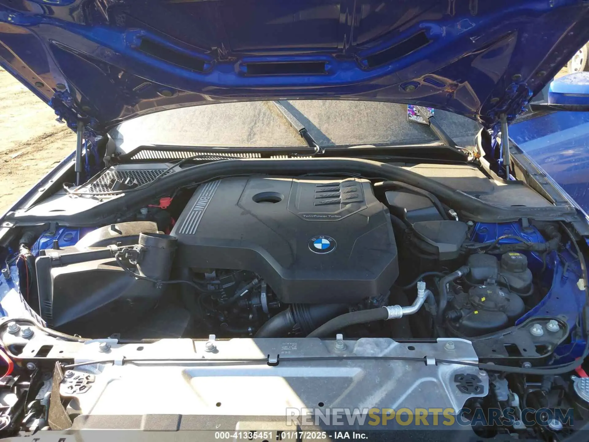 10 fotografías del automóvil dañado 3MW5R7J06M8C01994 BMW 330I 2021