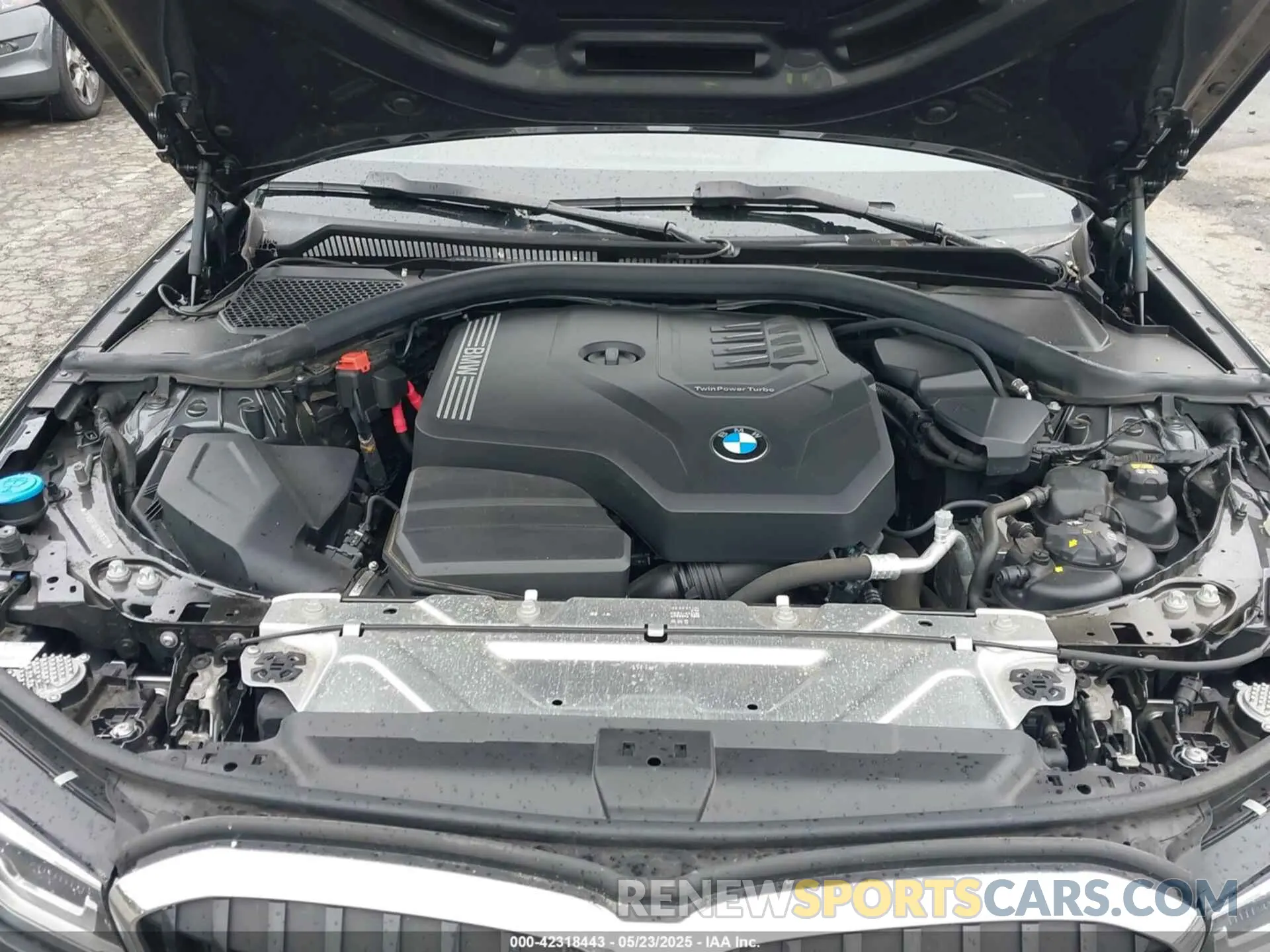 10 fotografías del automóvil dañado 3MW5R7J07M8B65104 BMW 330I 2021