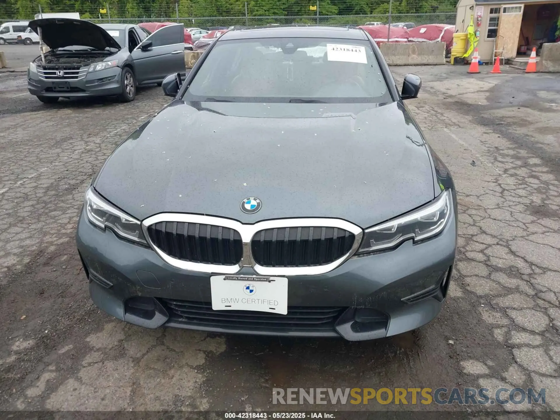 12 fotografías del automóvil dañado 3MW5R7J07M8B65104 BMW 330I 2021