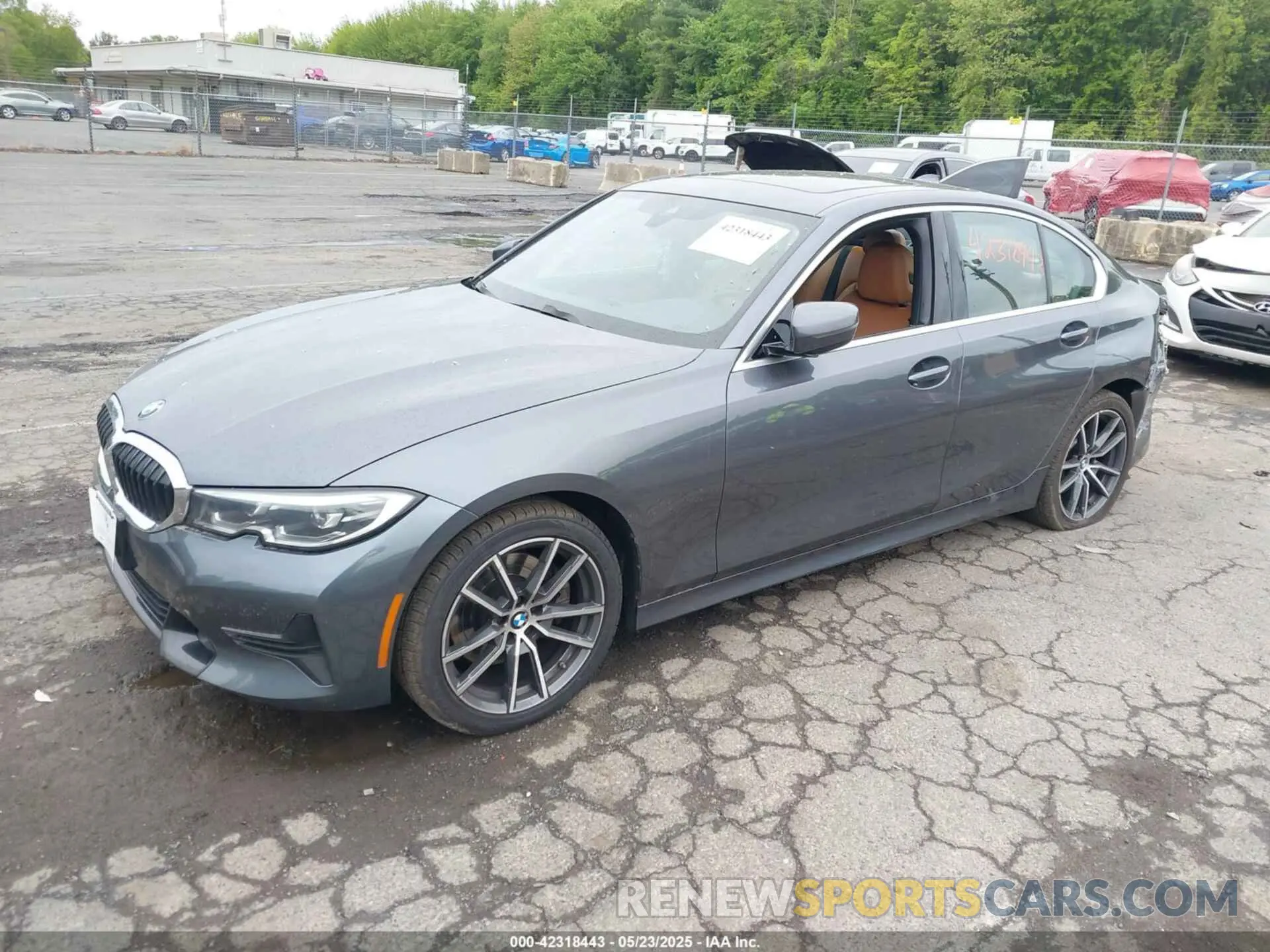 2 fotografías del automóvil dañado 3MW5R7J07M8B65104 BMW 330I 2021