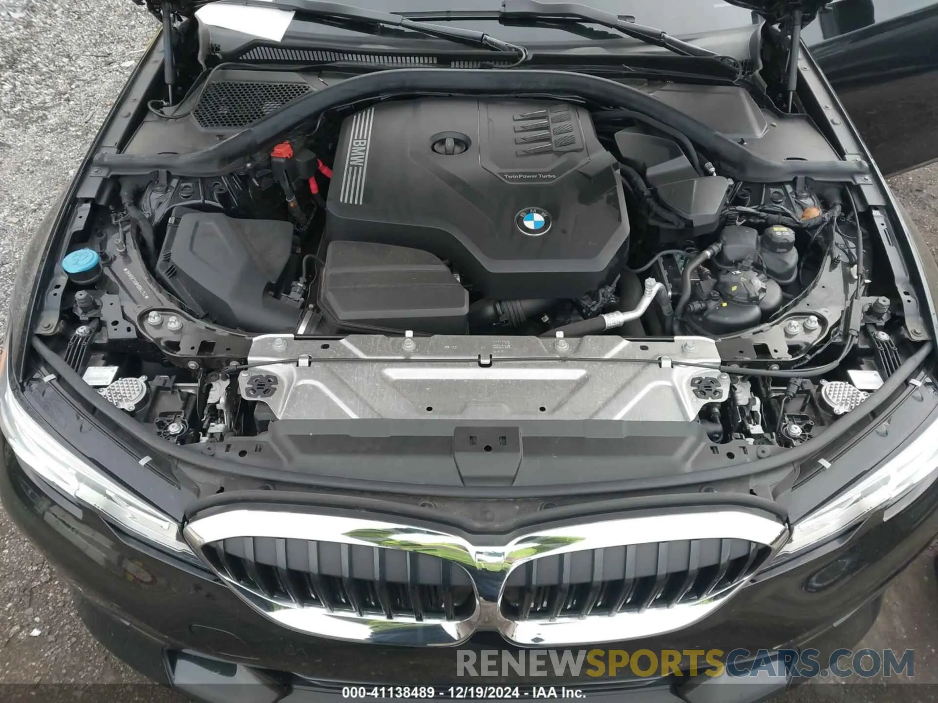 10 fotografías del automóvil dañado 3MW5R7J08M8B64253 BMW 330I 2021