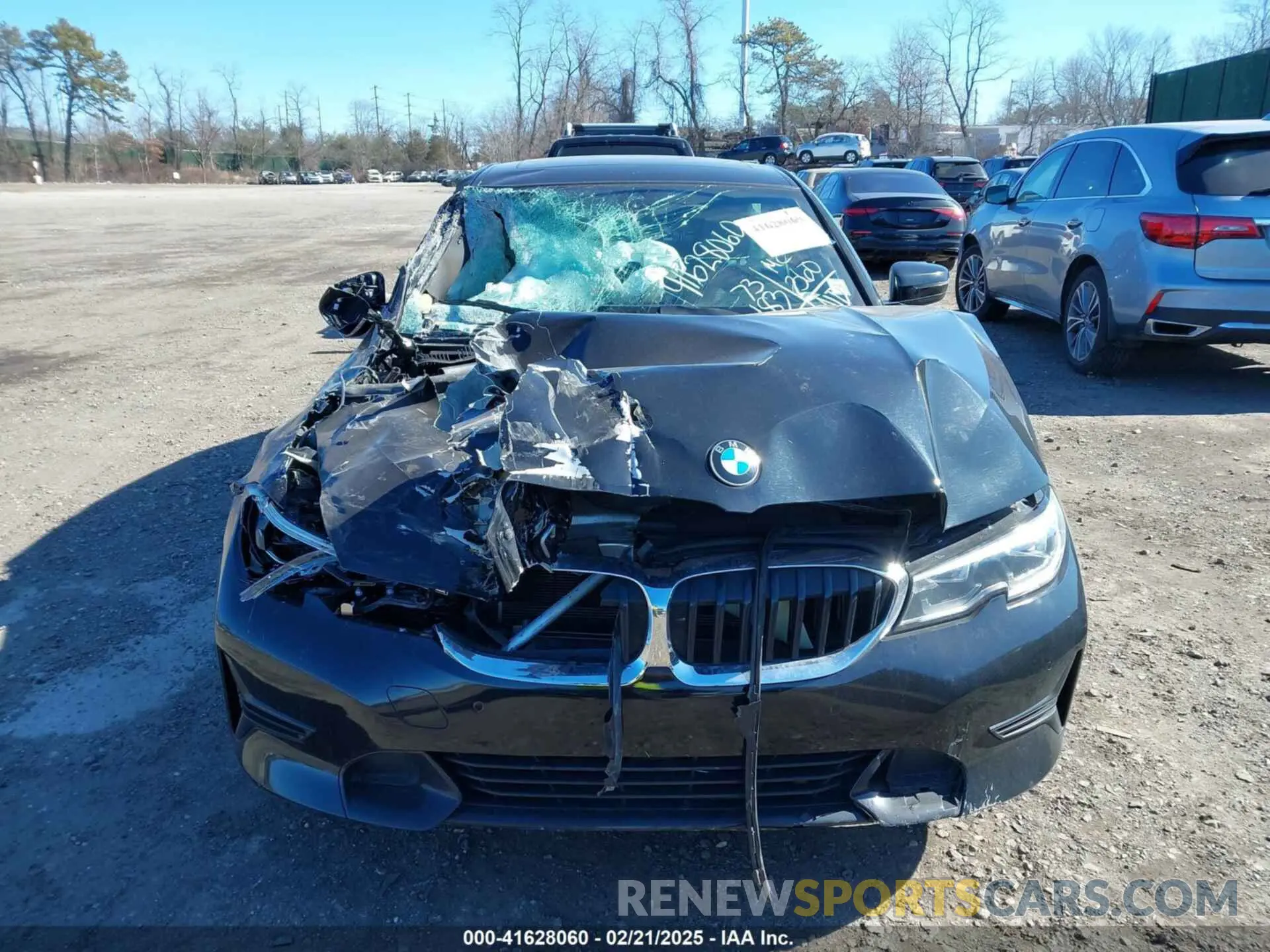 12 fotografías del automóvil dañado 3MW5R7J08M8B81635 BMW 330I 2021