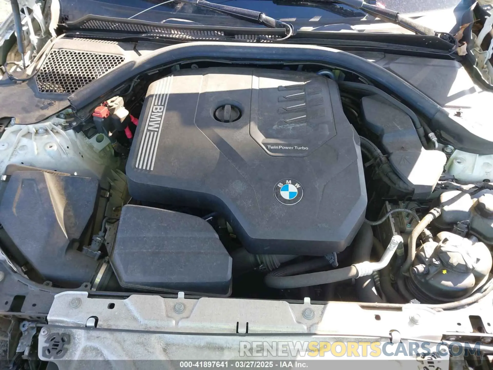 10 fotografías del automóvil dañado 3MW5R7J09M8B47753 BMW 330I 2021