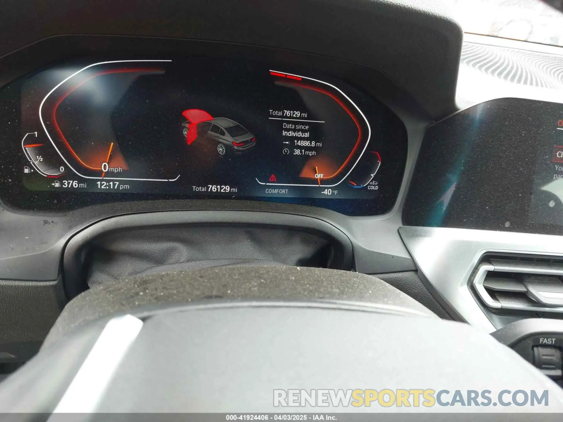 7 fotografías del automóvil dañado 3MW5R7J0XM8B84956 BMW 330I 2021