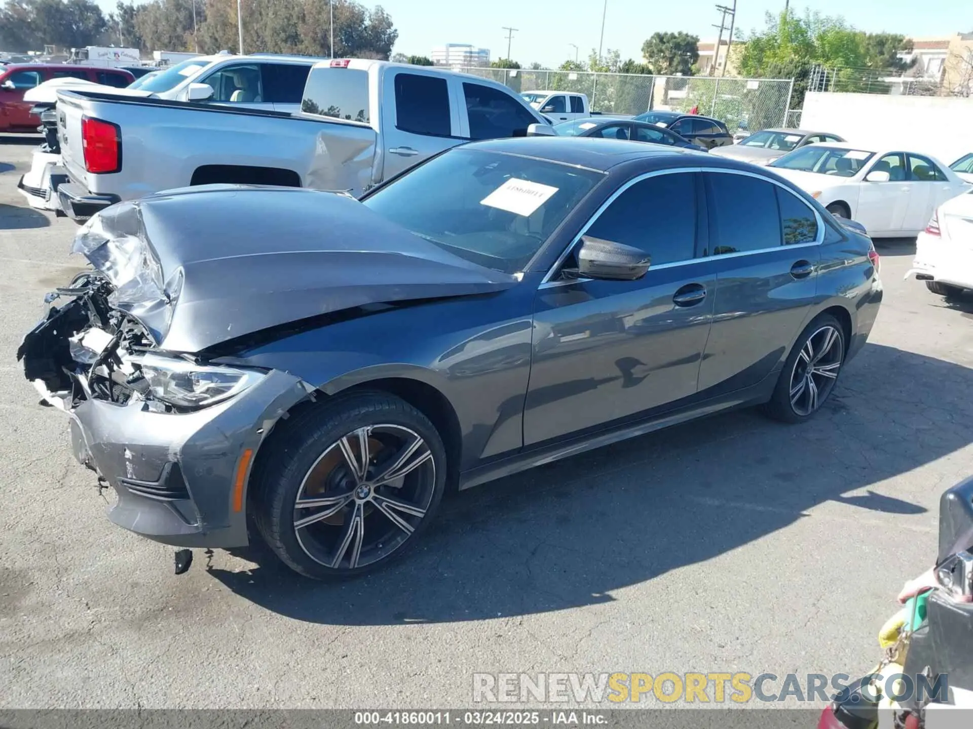 2 fotografías del automóvil dañado WBA5R7C06MFL21234 BMW 330I 2021