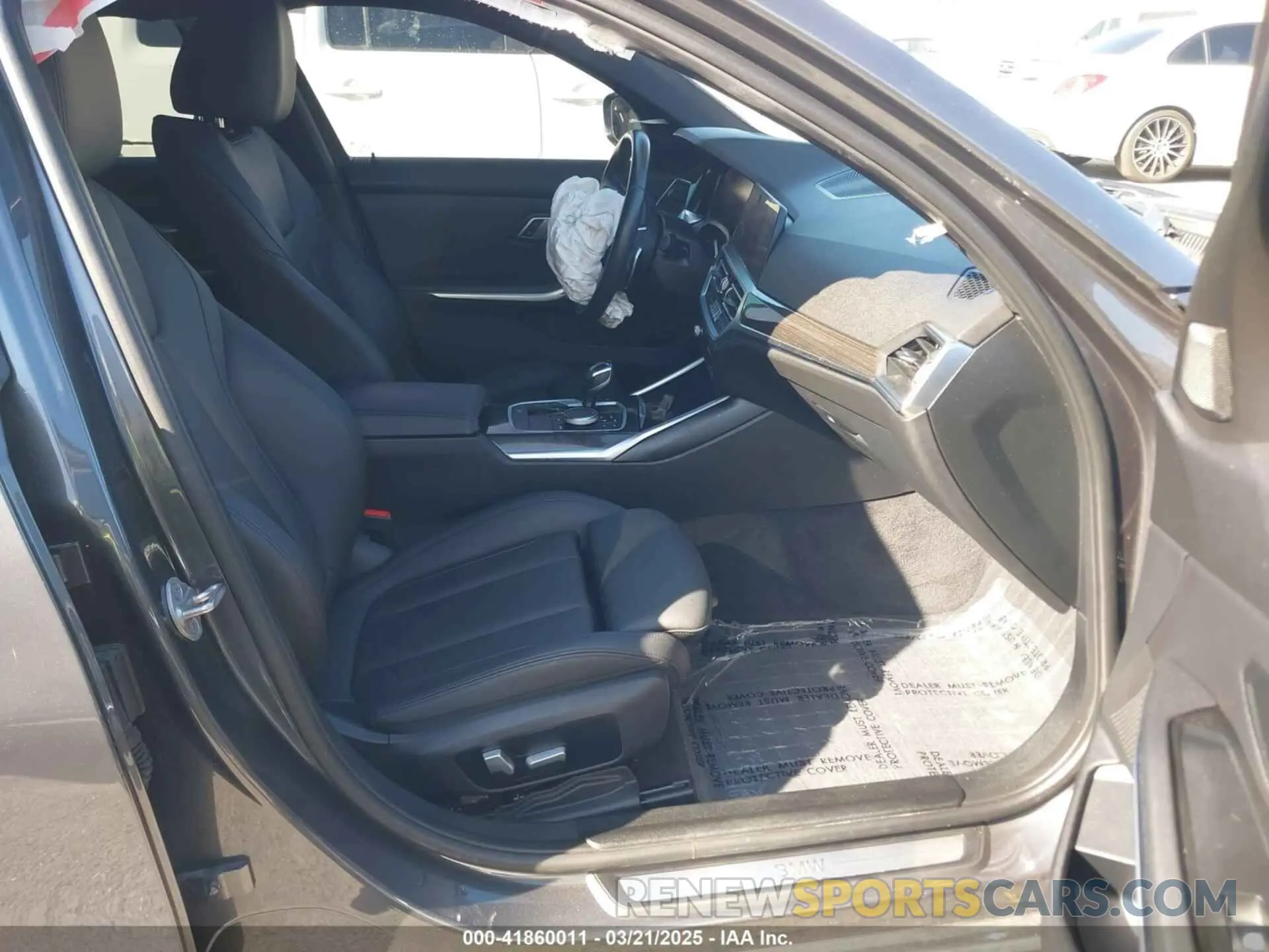 5 fotografías del automóvil dañado WBA5R7C06MFL21234 BMW 330I 2021