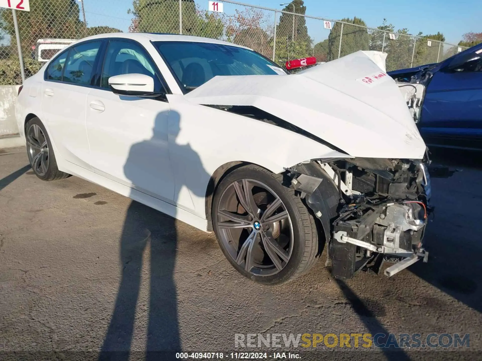 1 fotografías del automóvil dañado 3MW5R1J00N8C46573 BMW 330I 2022