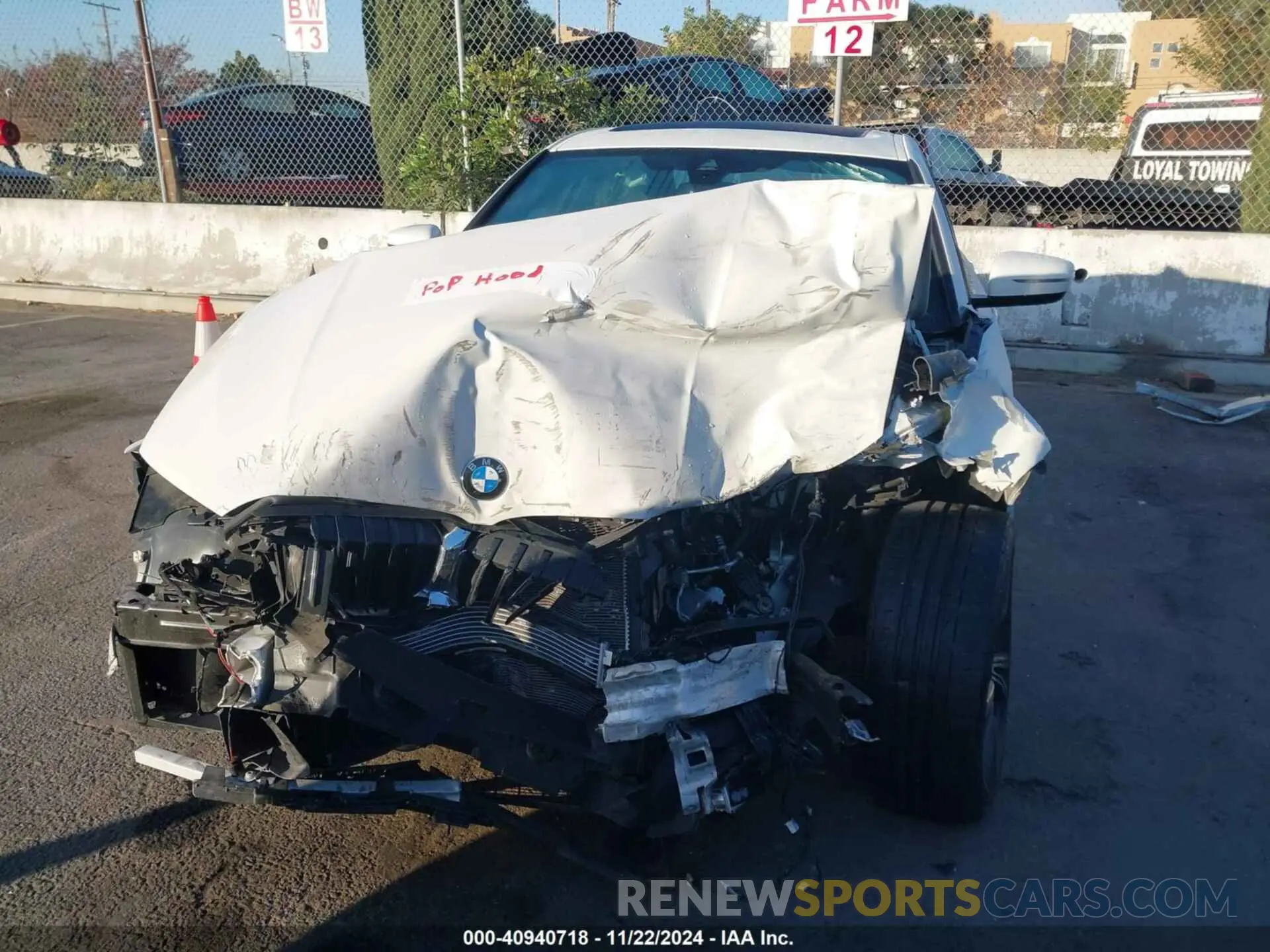 12 fotografías del automóvil dañado 3MW5R1J00N8C46573 BMW 330I 2022
