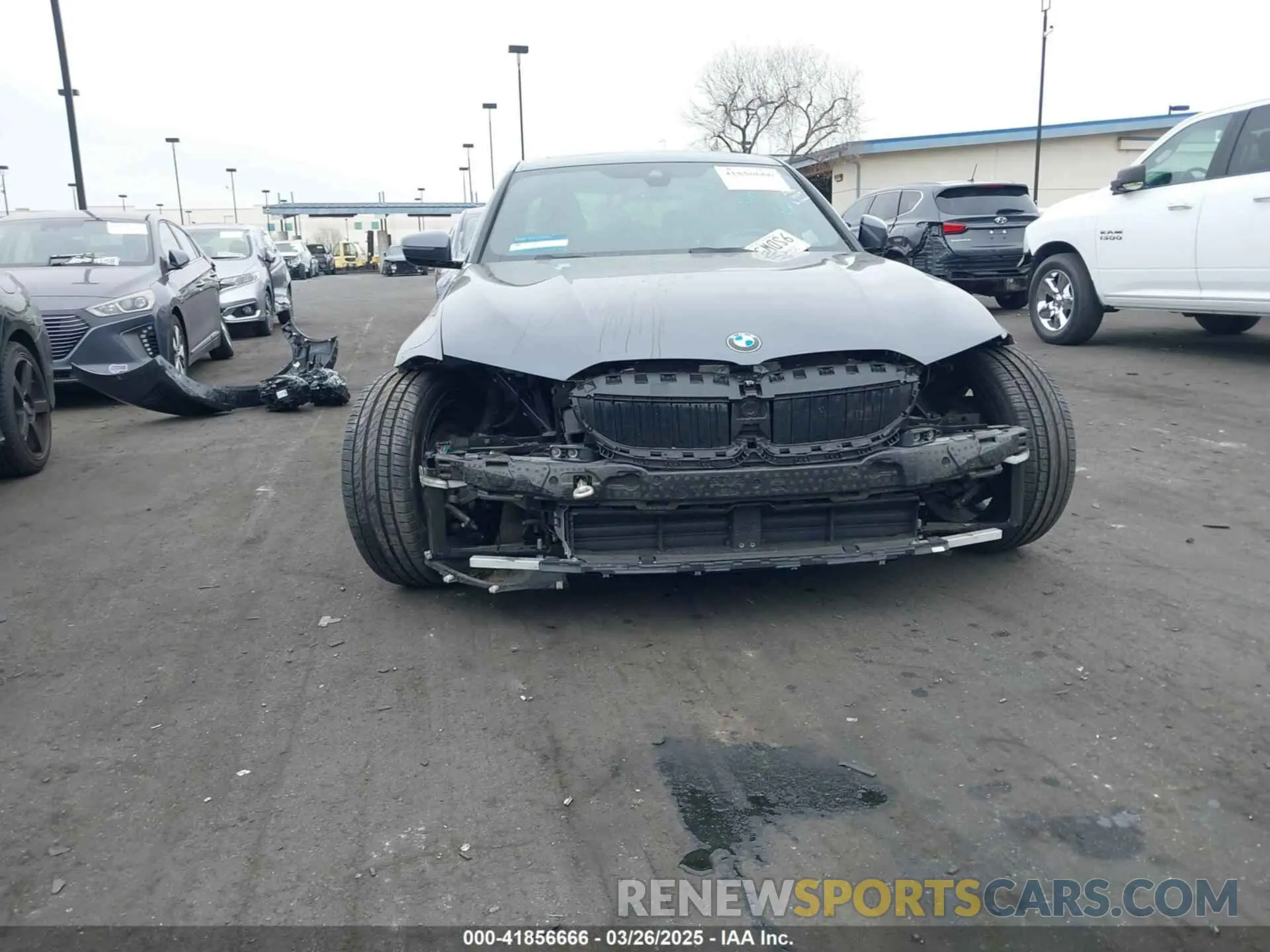 6 fotografías del automóvil dañado 3MW5R1J01N8C33802 BMW 330I 2022