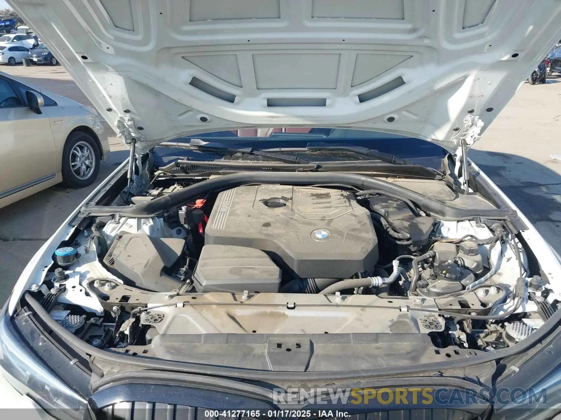 10 fotografías del automóvil dañado 3MW5R1J02N8C29130 BMW 330I 2022