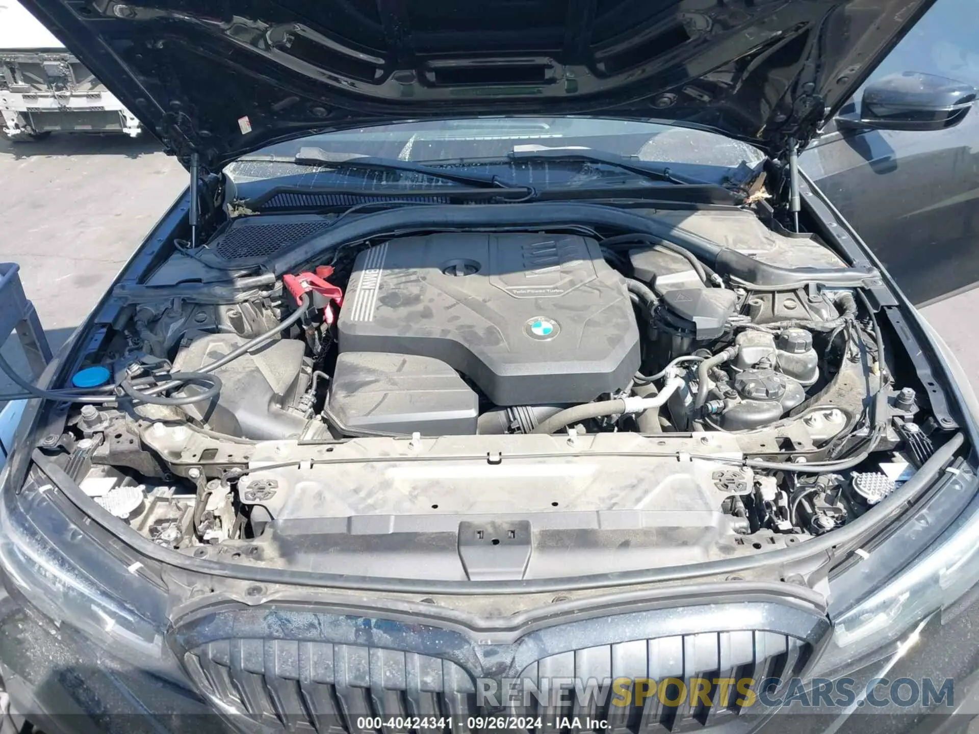 10 fotografías del automóvil dañado 3MW5R1J03N8C25507 BMW 330I 2022