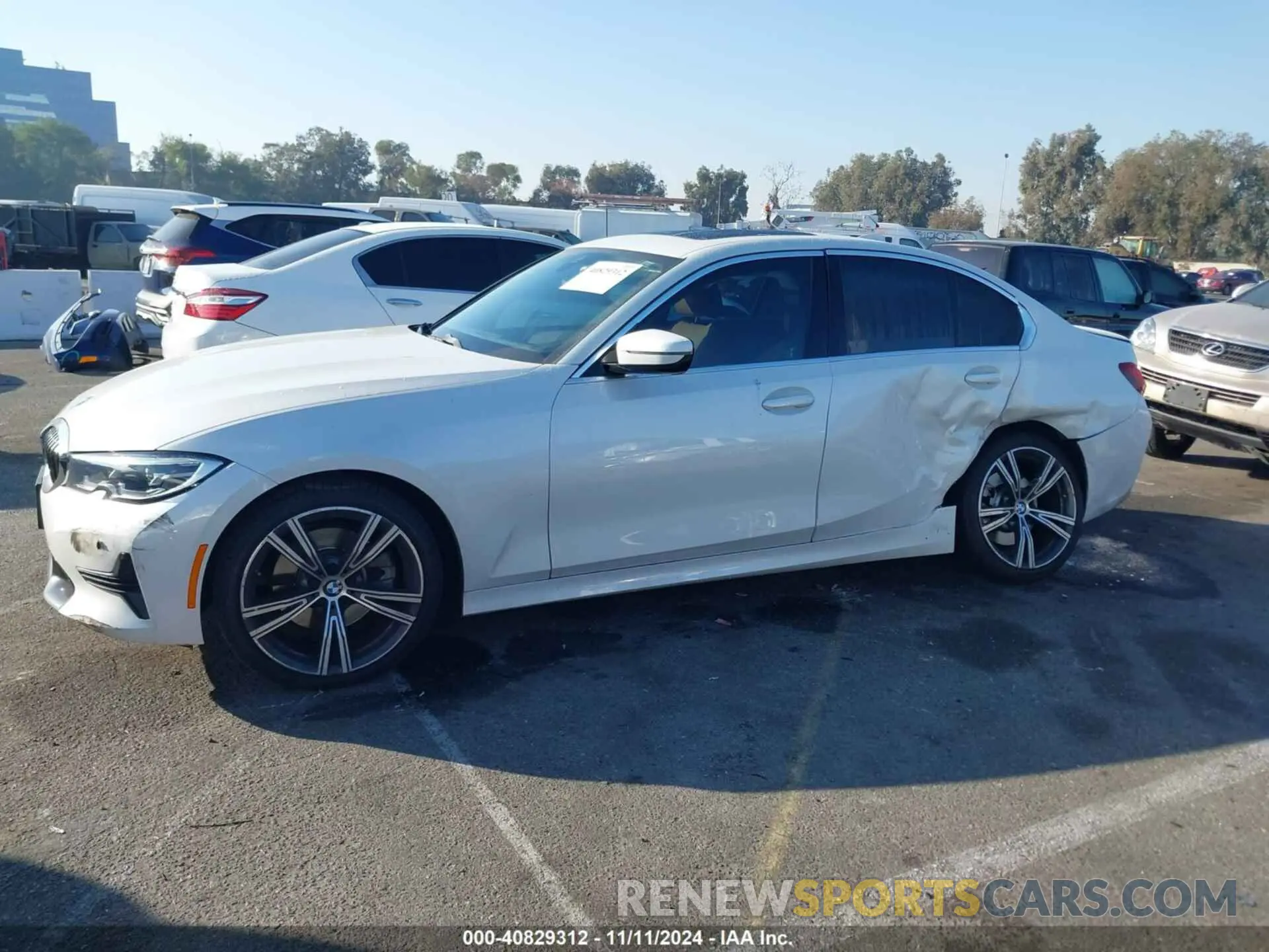 14 fotografías del automóvil dañado 3MW5R1J04N8C39447 BMW 330I 2022