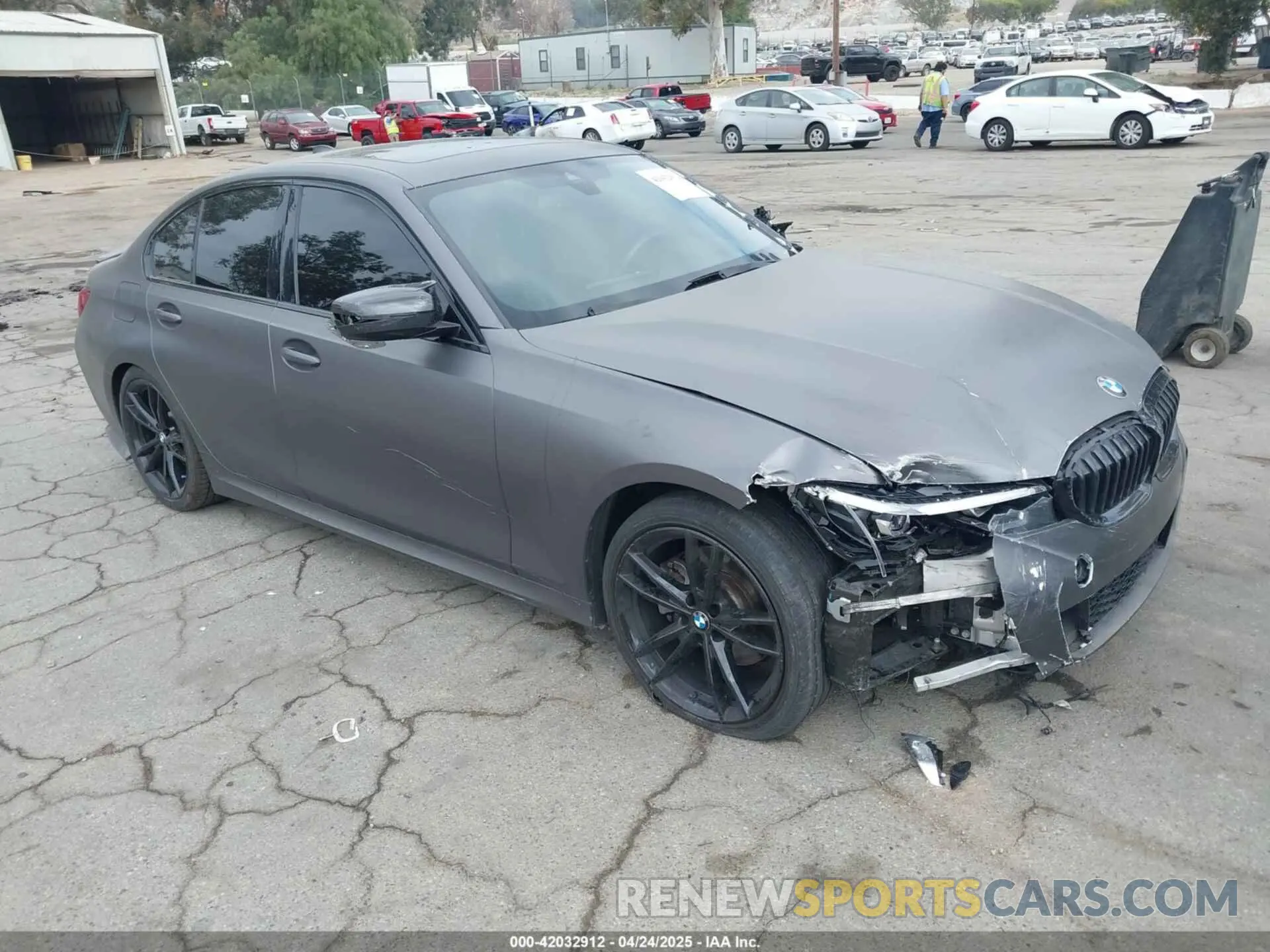 1 fotografías del automóvil dañado 3MW5R1J05N8C22351 BMW 330I 2022