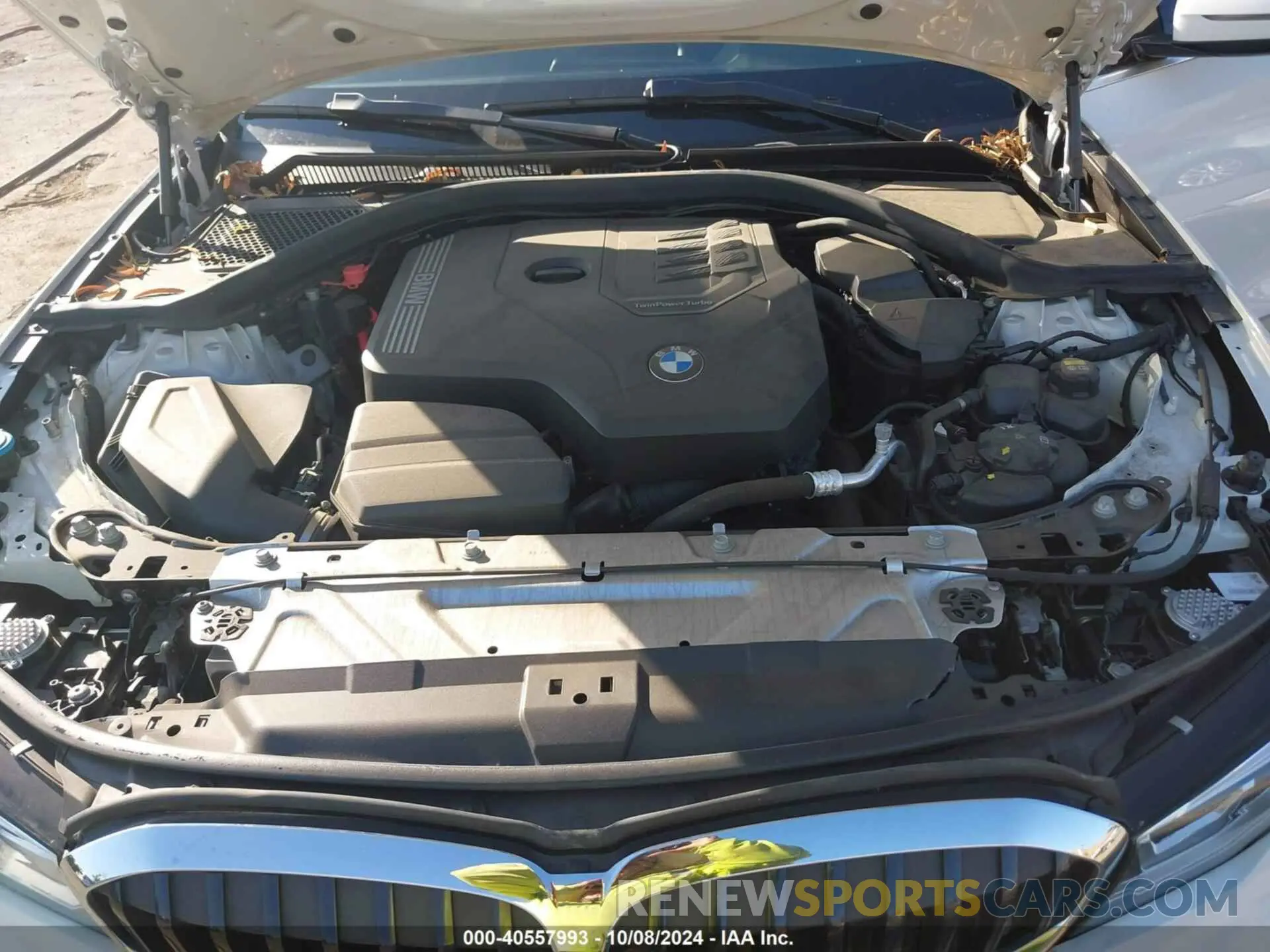 10 fotografías del automóvil dañado 3MW5R1J05N8C53583 BMW 330I 2022