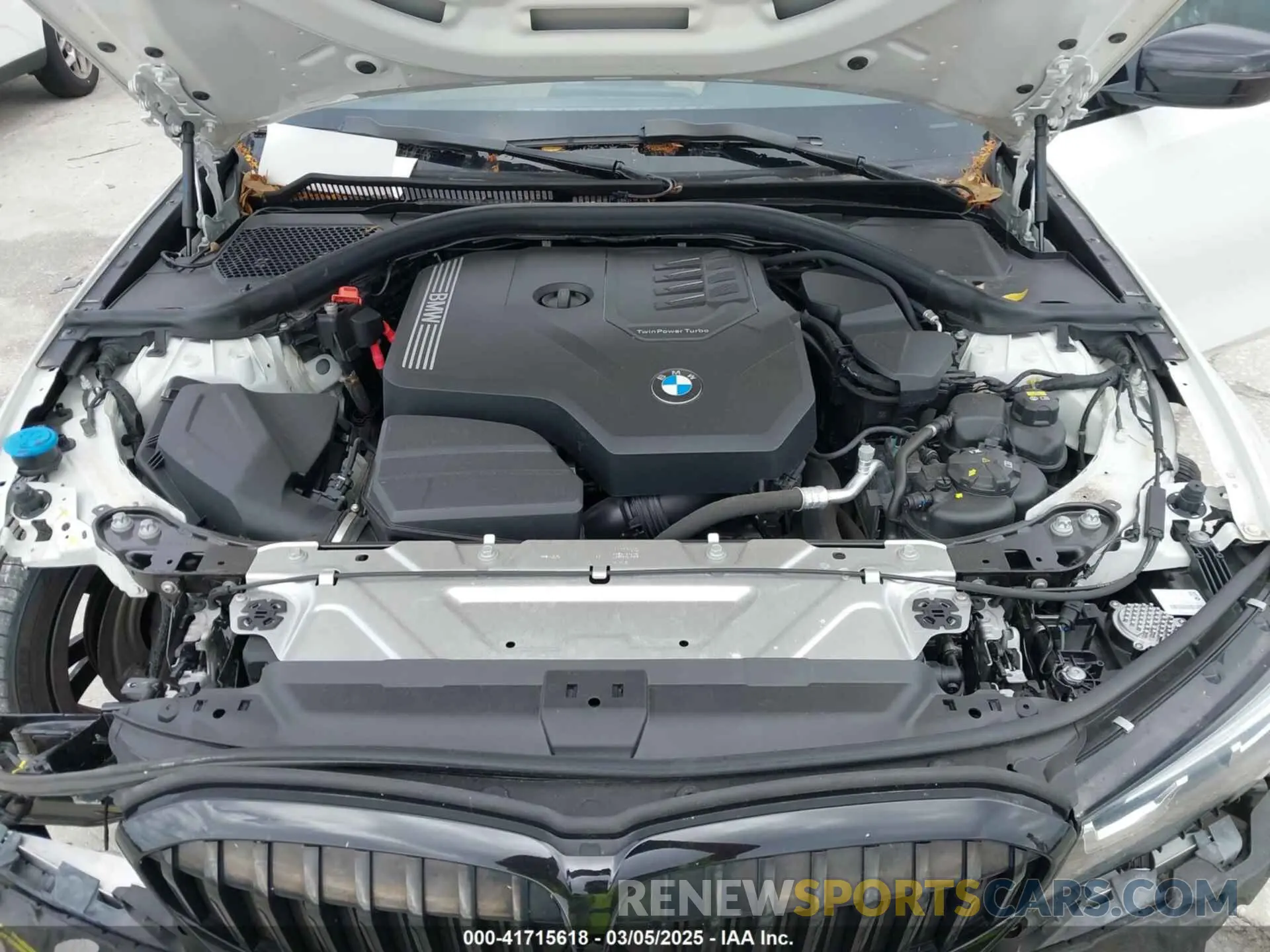 10 fotografías del automóvil dañado 3MW5R1J06N8C46898 BMW 330I 2022