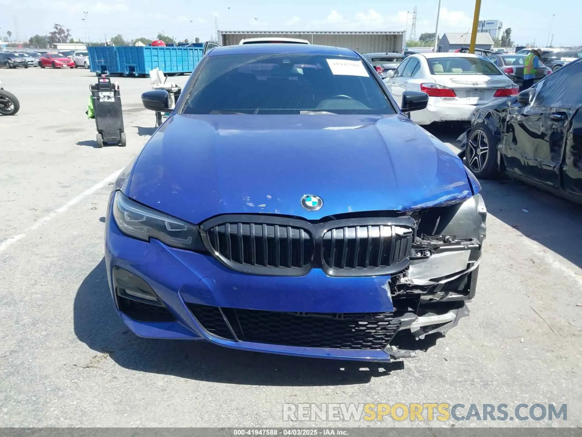 13 fotografías del automóvil dañado 3MW5R1J07N8C43346 BMW 330I 2022