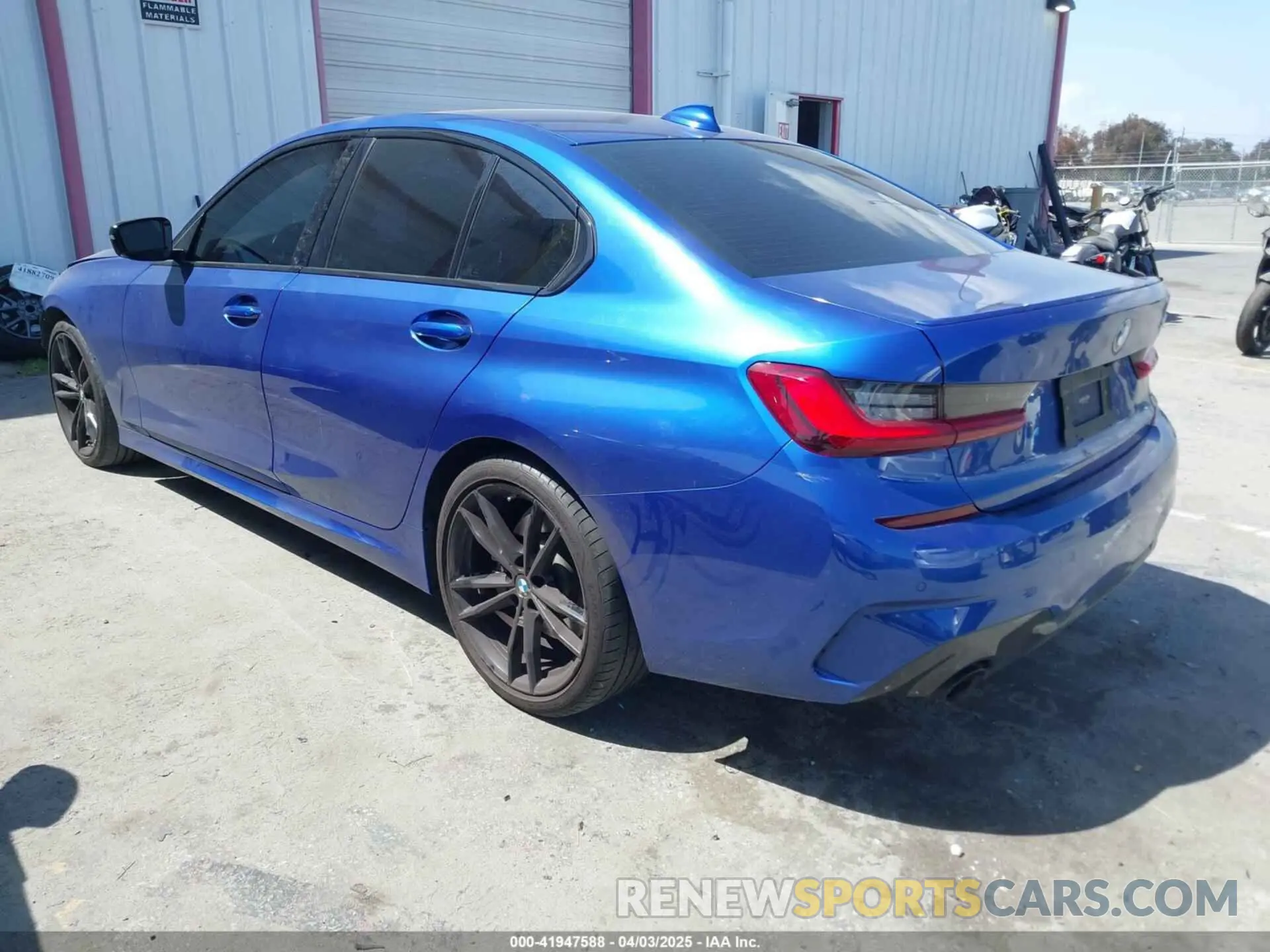 3 fotografías del automóvil dañado 3MW5R1J07N8C43346 BMW 330I 2022