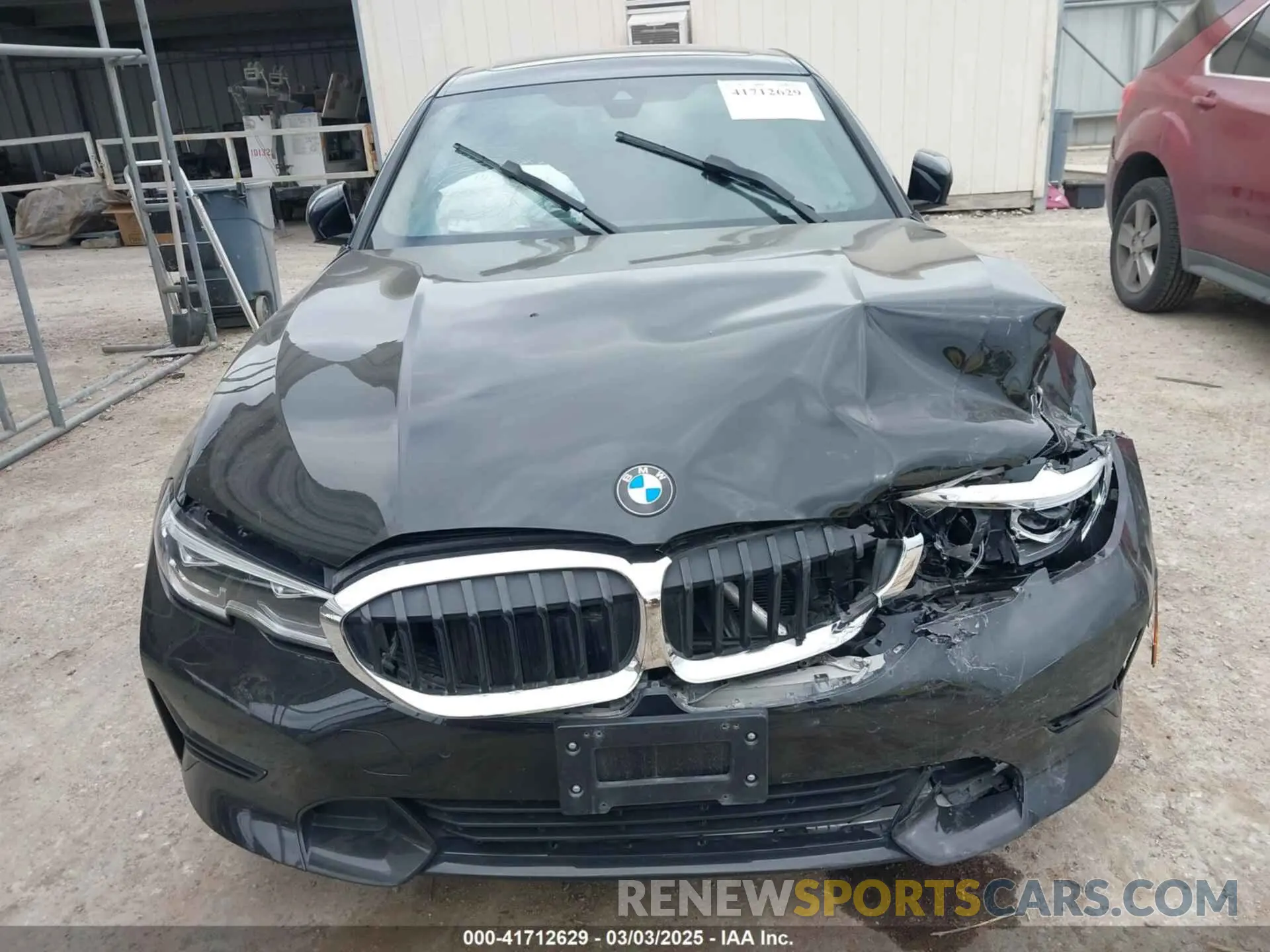 12 fotografías del automóvil dañado 3MW5R1J08N8C37393 BMW 330I 2022