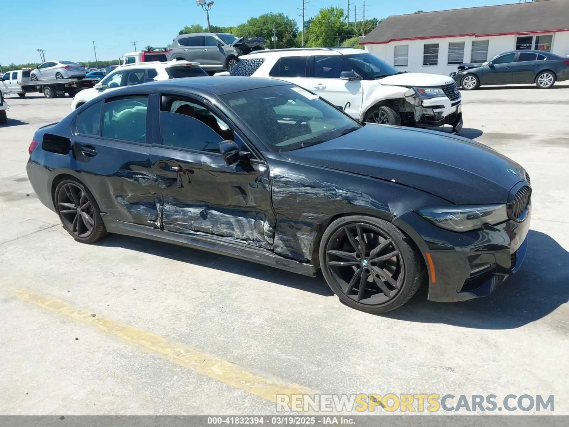 1 fotografías del automóvil dañado 3MW5R1J08N8C38592 BMW 330I 2022