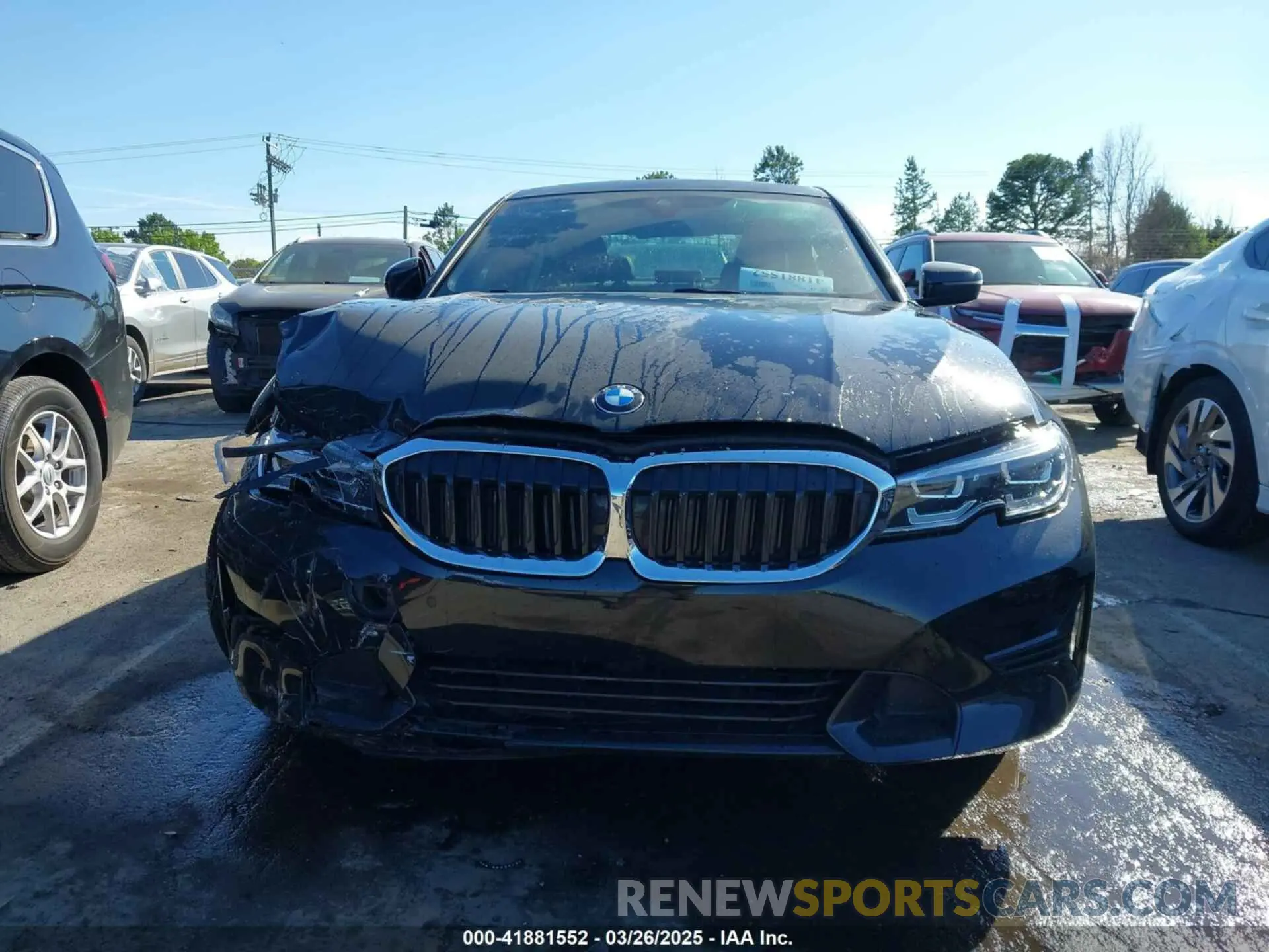12 fotografías del automóvil dañado 3MW5R1J0XN8C30297 BMW 330I 2022