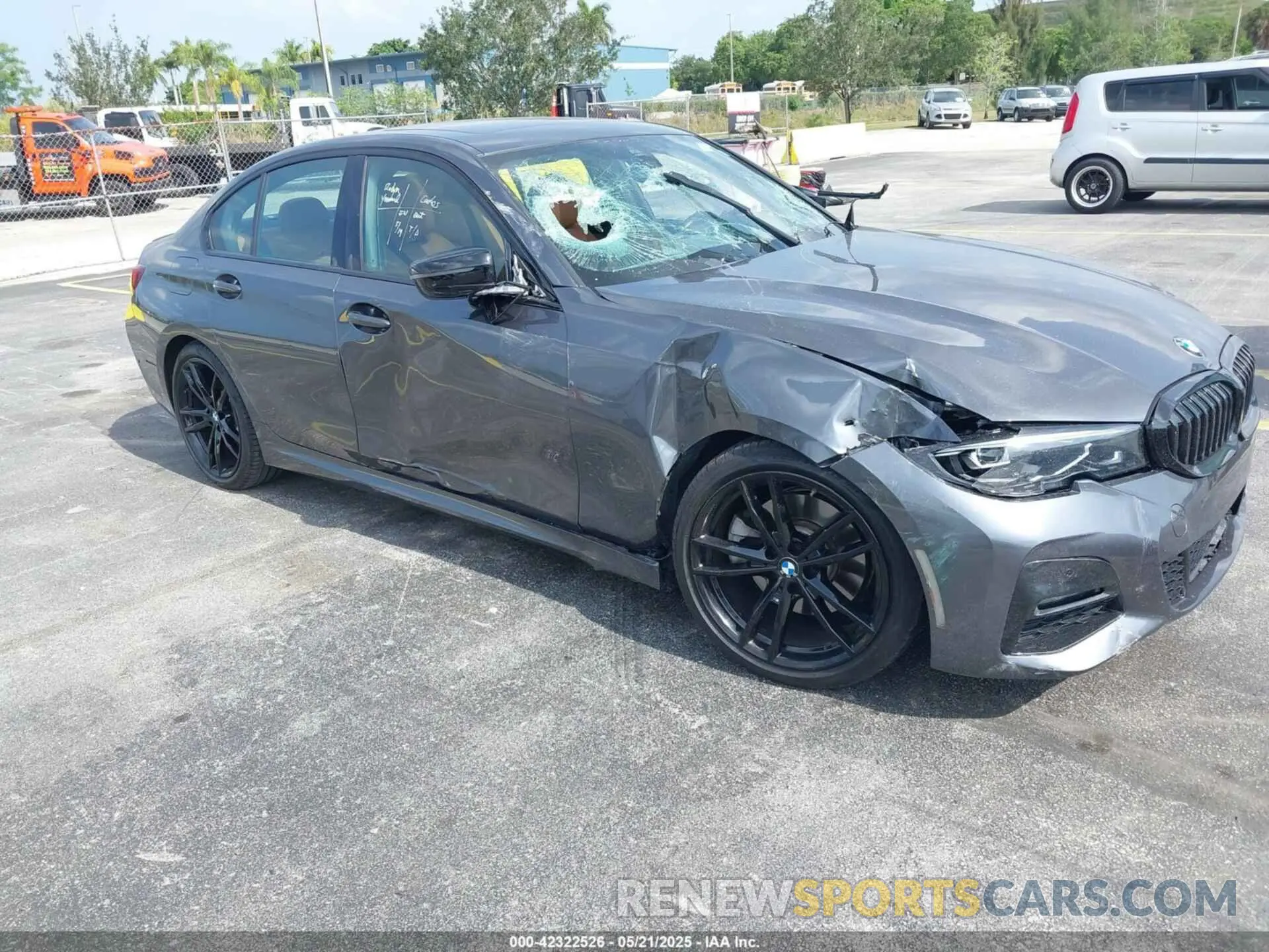 1 fotografías del automóvil dañado 3MW5R1J0XN8C41168 BMW 330I 2022