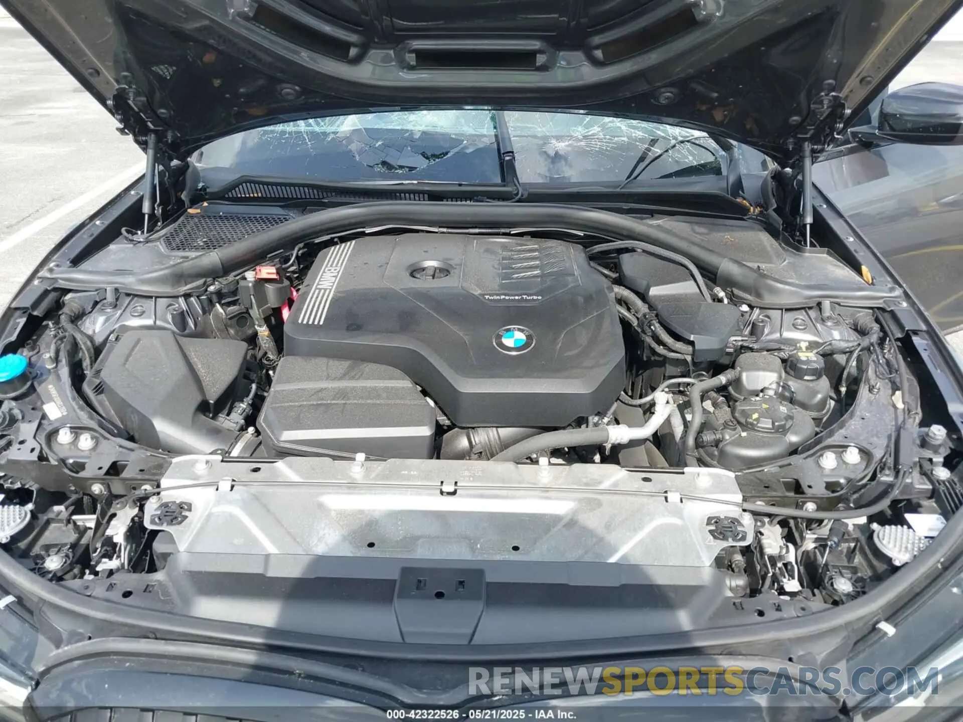 10 fotografías del automóvil dañado 3MW5R1J0XN8C41168 BMW 330I 2022