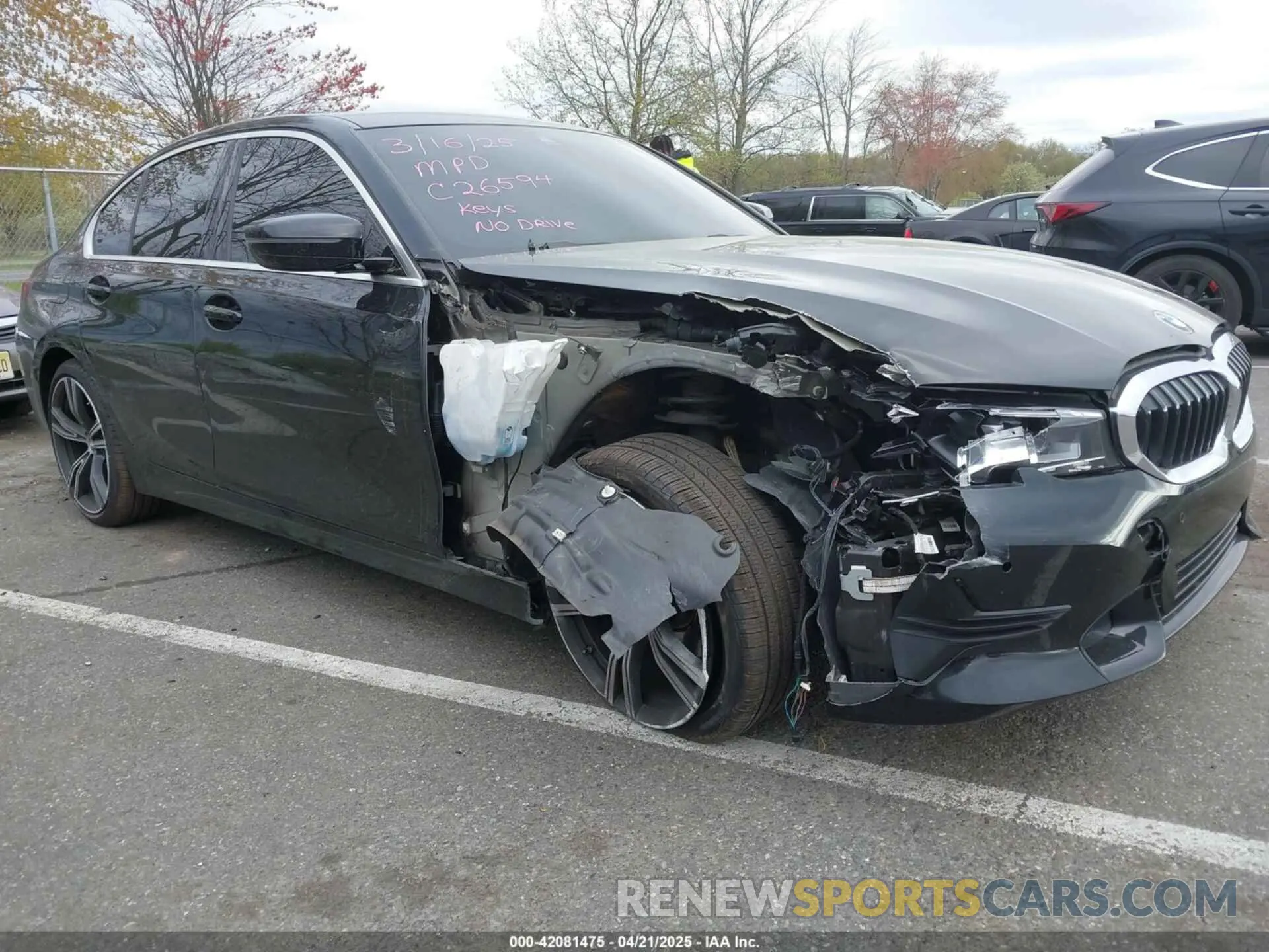 1 fotografías del automóvil dañado 3MW5R7J03N8C26594 BMW 330I 2022