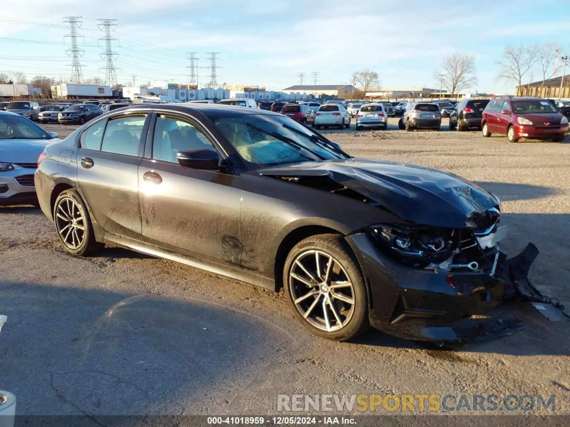 1 fotografías del automóvil dañado 3MW5R7J03N8C37885 BMW 330I 2022