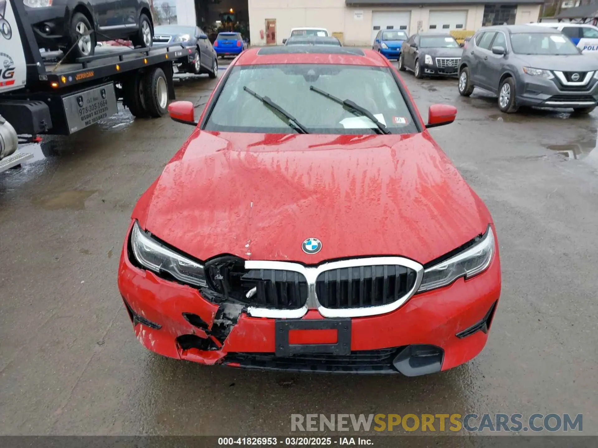 12 fotografías del automóvil dañado 3MW5R7J03N8C40477 BMW 330I 2022