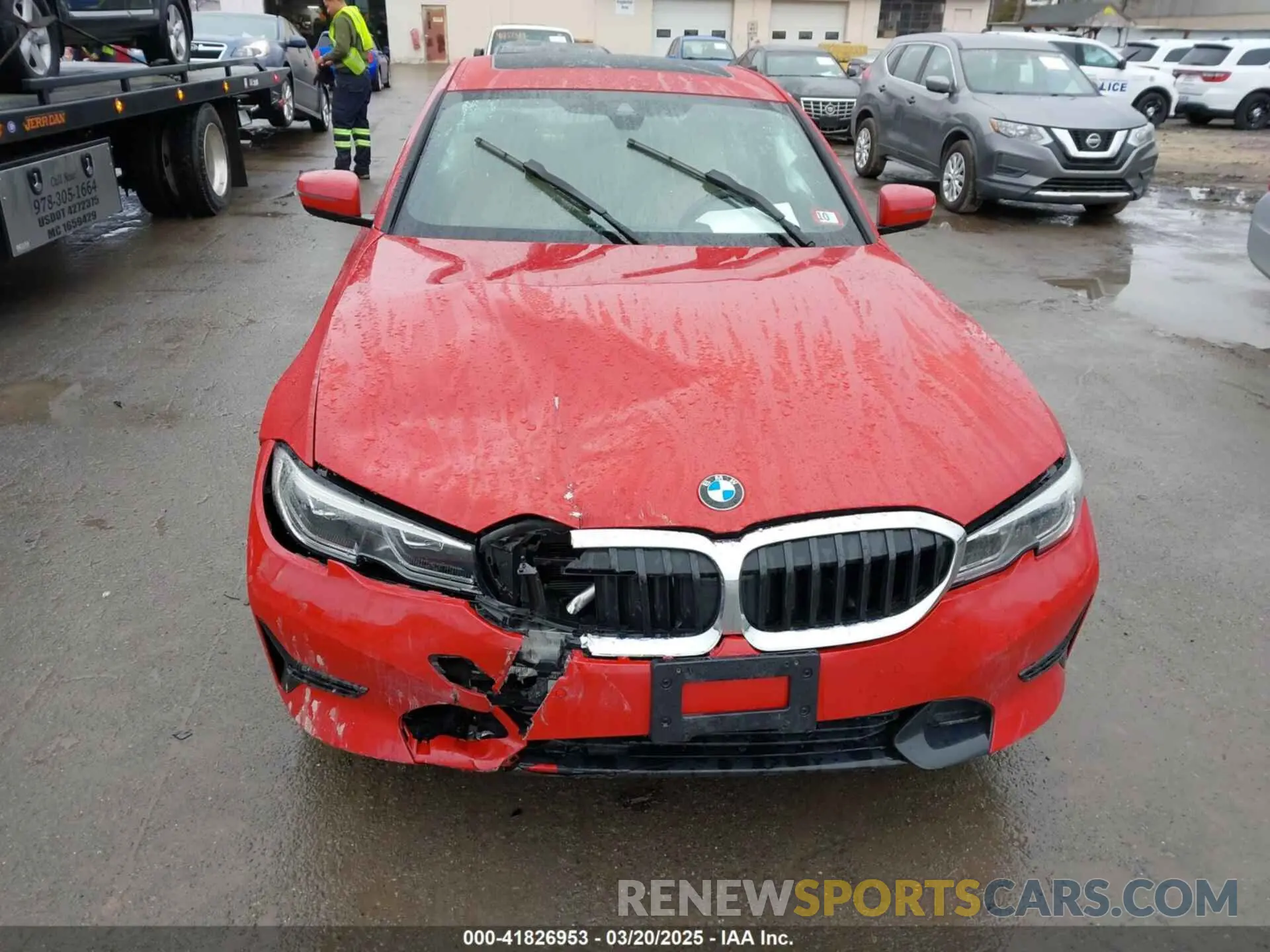 6 fotografías del automóvil dañado 3MW5R7J03N8C40477 BMW 330I 2022