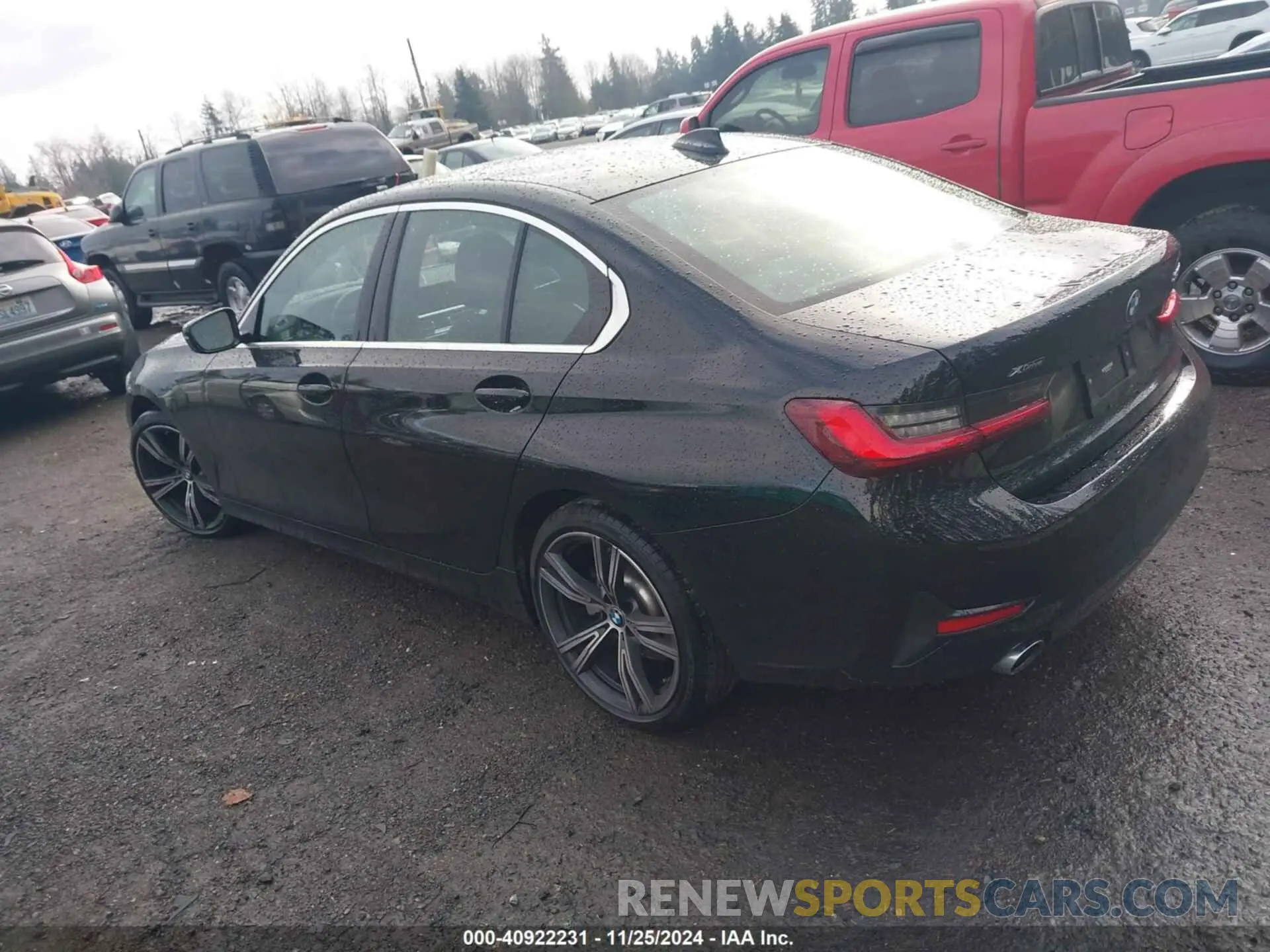 3 fotografías del automóvil dañado 3MW5R7J03N8C56078 BMW 330I 2022