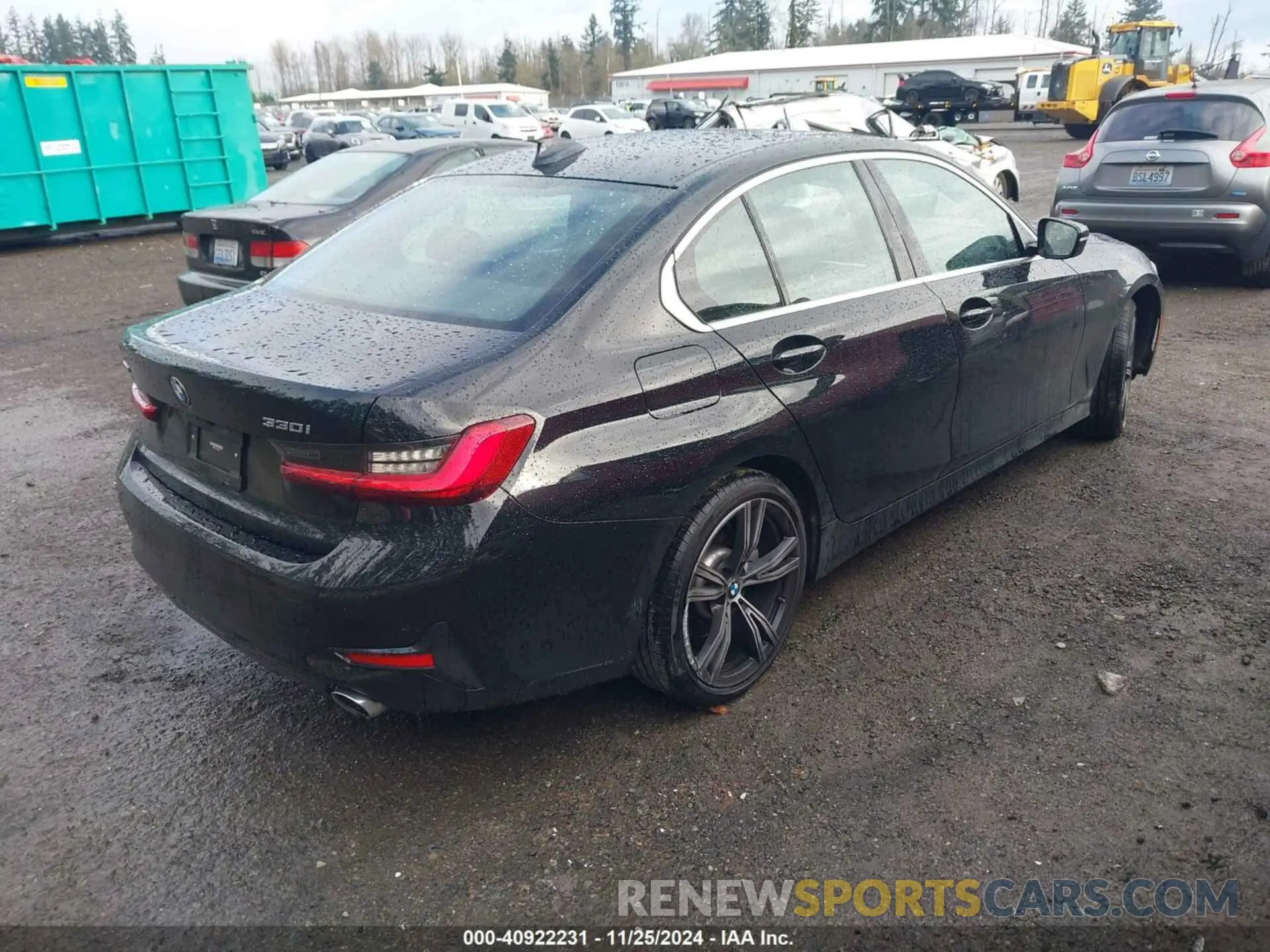 4 fotografías del automóvil dañado 3MW5R7J03N8C56078 BMW 330I 2022
