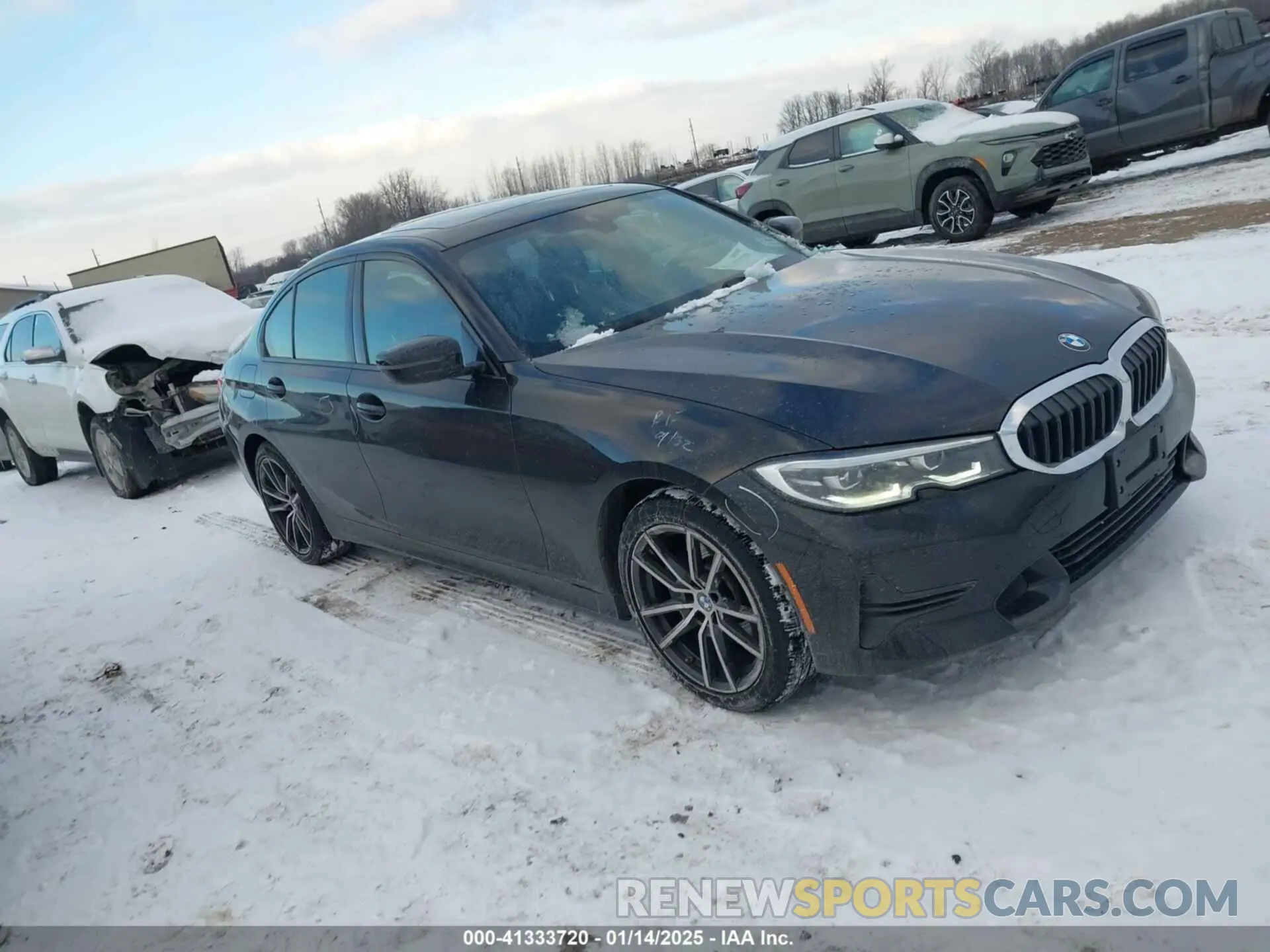 1 fotografías del automóvil dañado 3MW5R7J09N8C42010 BMW 330I 2022