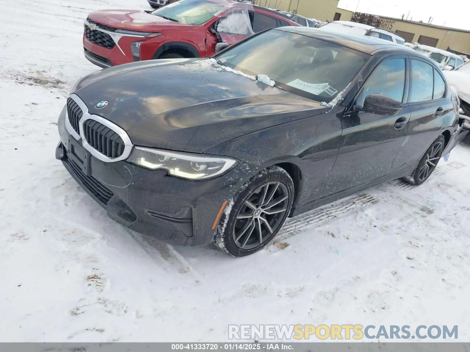 2 fotografías del automóvil dañado 3MW5R7J09N8C42010 BMW 330I 2022