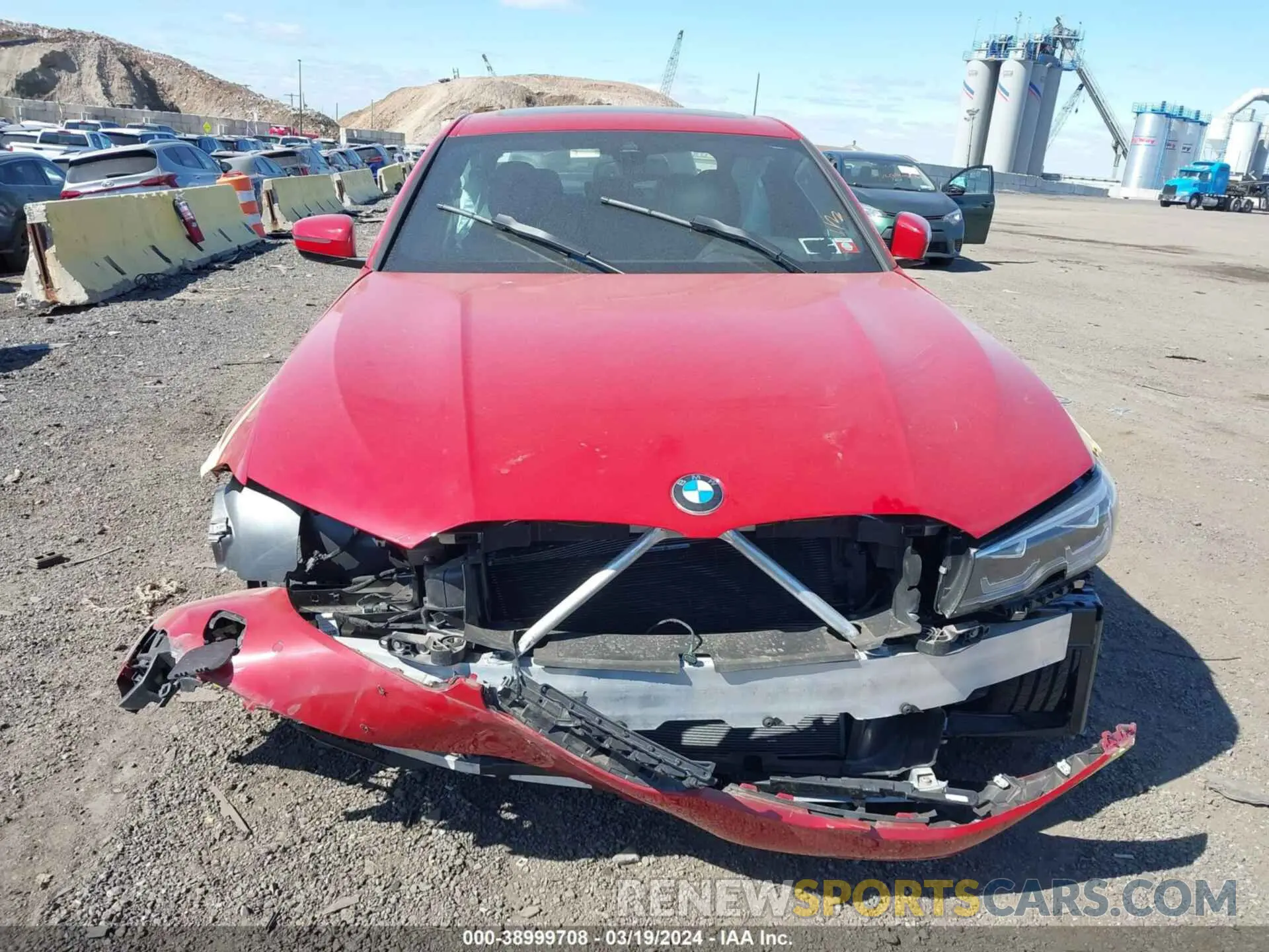 12 fotografías del automóvil dañado 3MW5R7J0XN8C66171 BMW 330I 2022