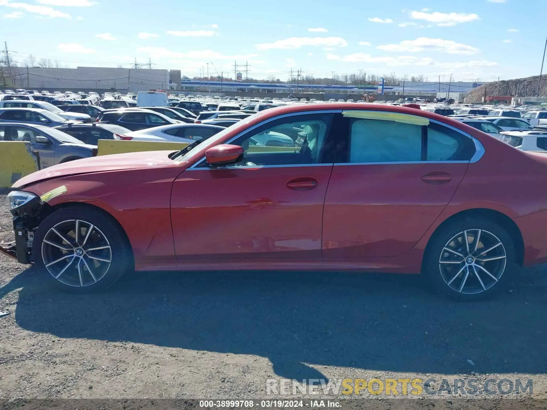 14 fotografías del automóvil dañado 3MW5R7J0XN8C66171 BMW 330I 2022