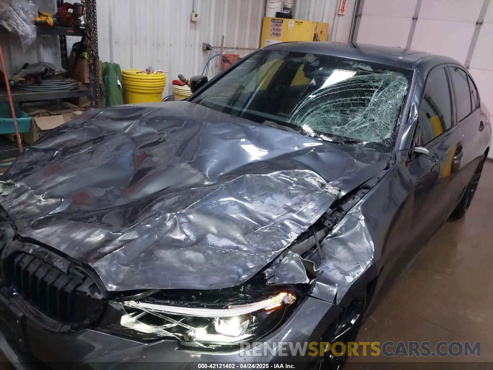 17 fotografías del automóvil dañado 3MW5R7J0XN8C70303 BMW 330I 2022