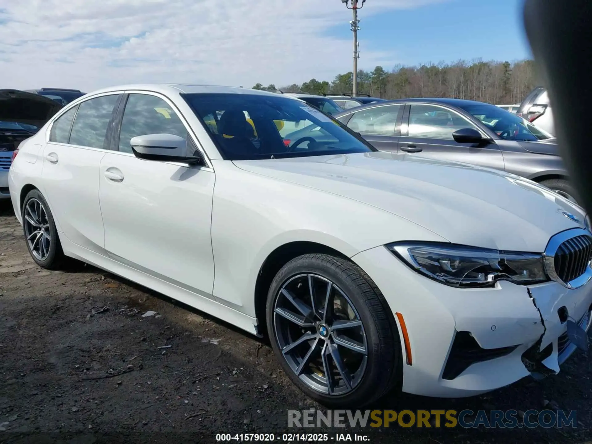 13 fotografías del automóvil dañado WBA5R1C01NFM20381 BMW 330I 2022