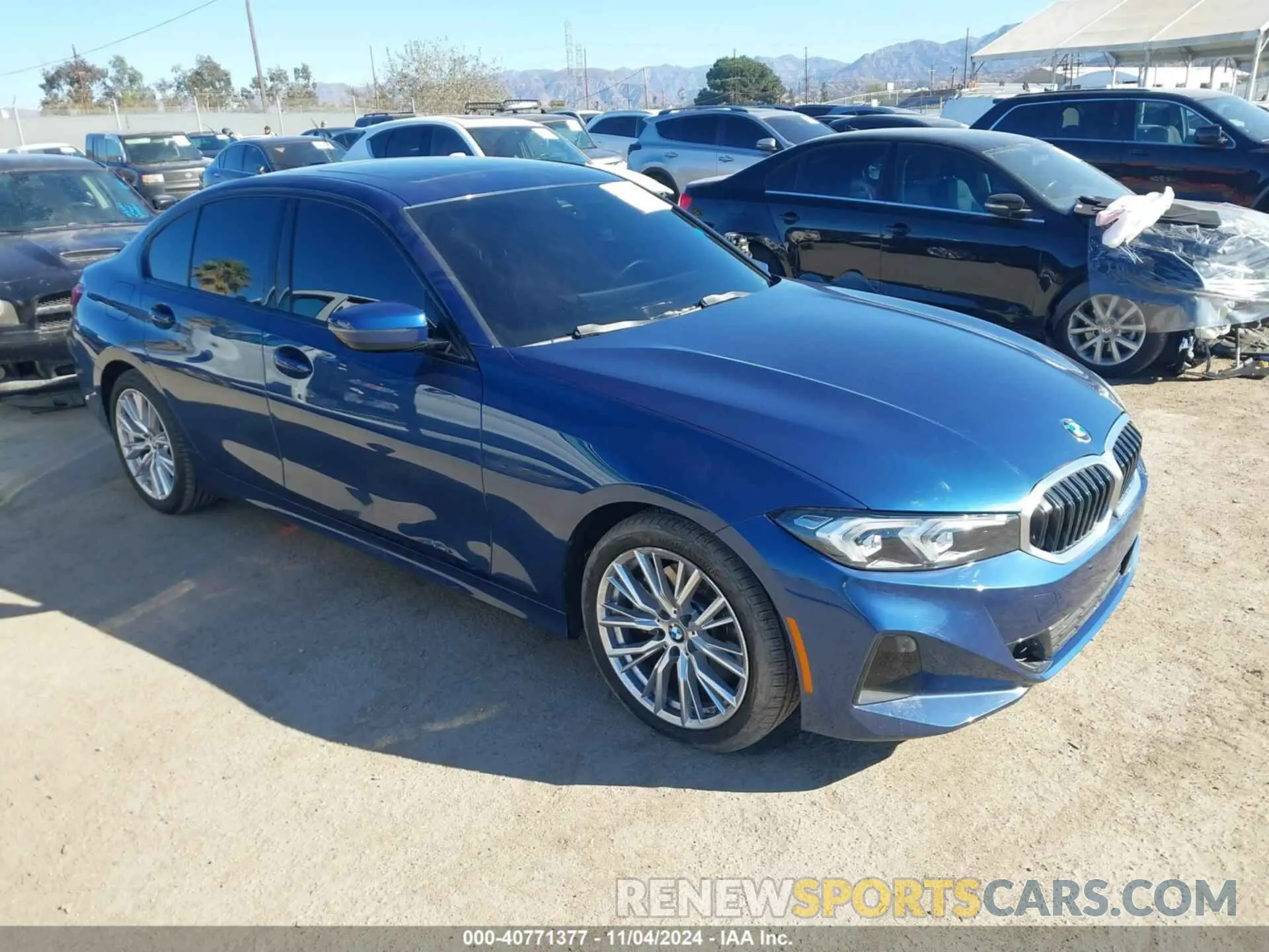 1 fotografías del automóvil dañado 3MW69FF01P8D02517 BMW 330I 2023