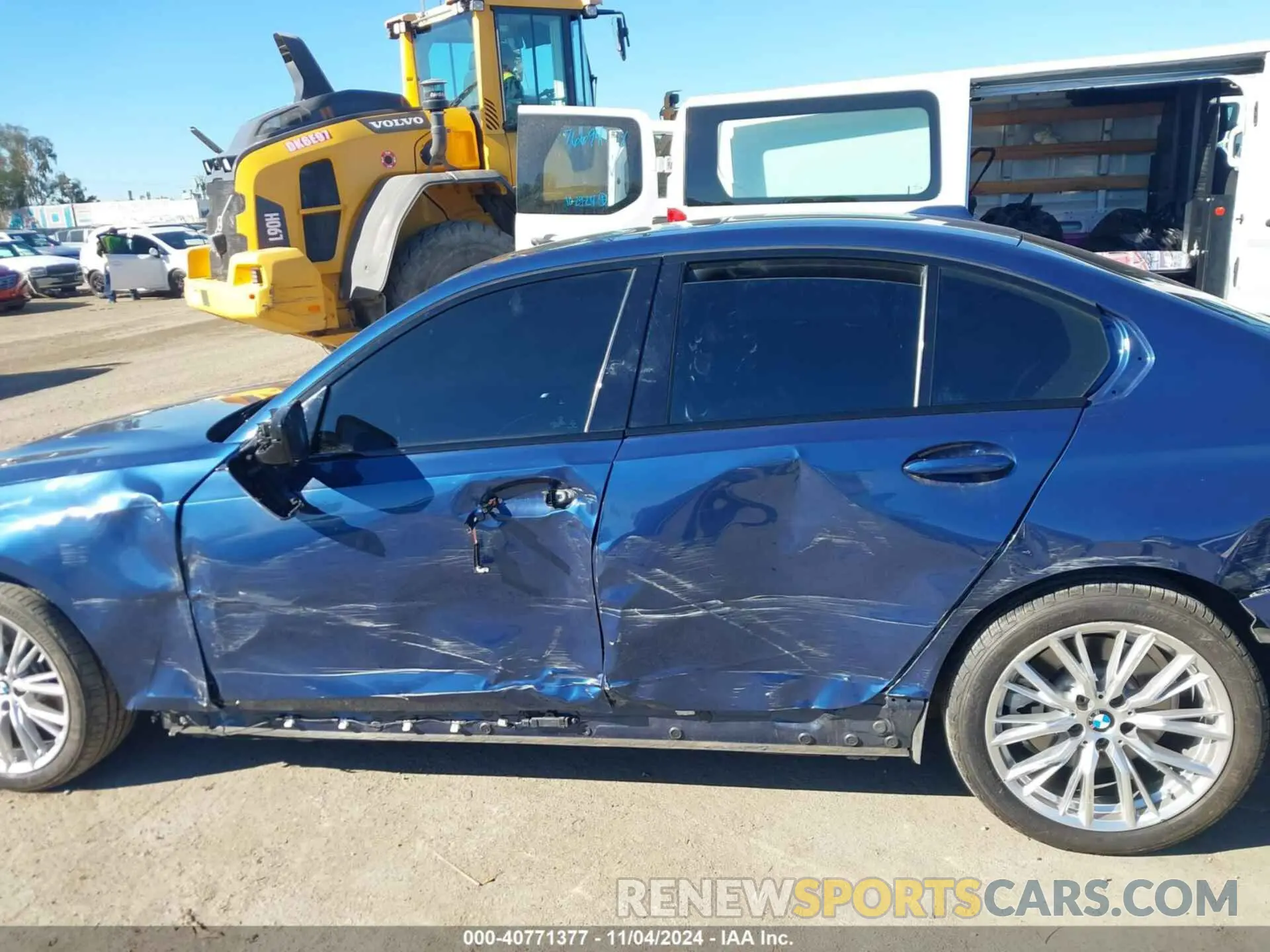 6 fotografías del automóvil dañado 3MW69FF01P8D02517 BMW 330I 2023