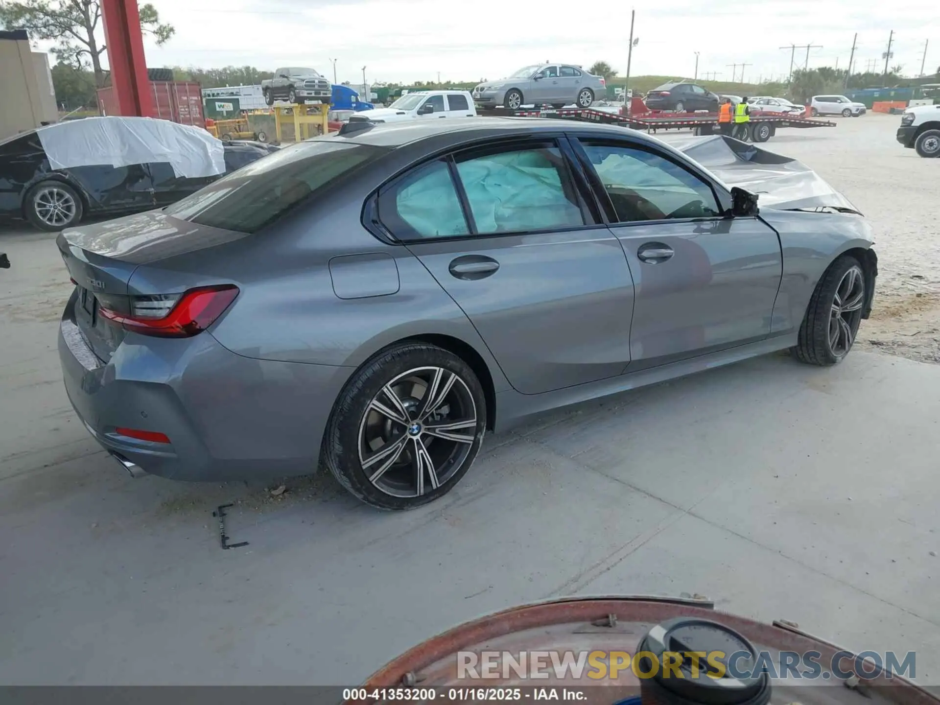 4 fotografías del automóvil dañado 3MW89FF00P8D00217 BMW 330I 2023