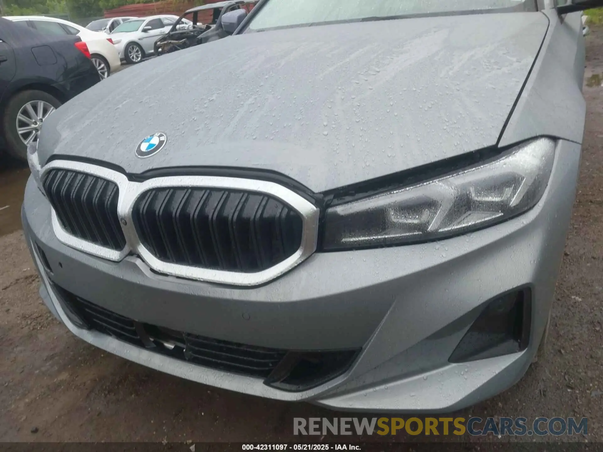 6 fotografías del automóvil dañado 3MW89FF01P8D20900 BMW 330I 2023