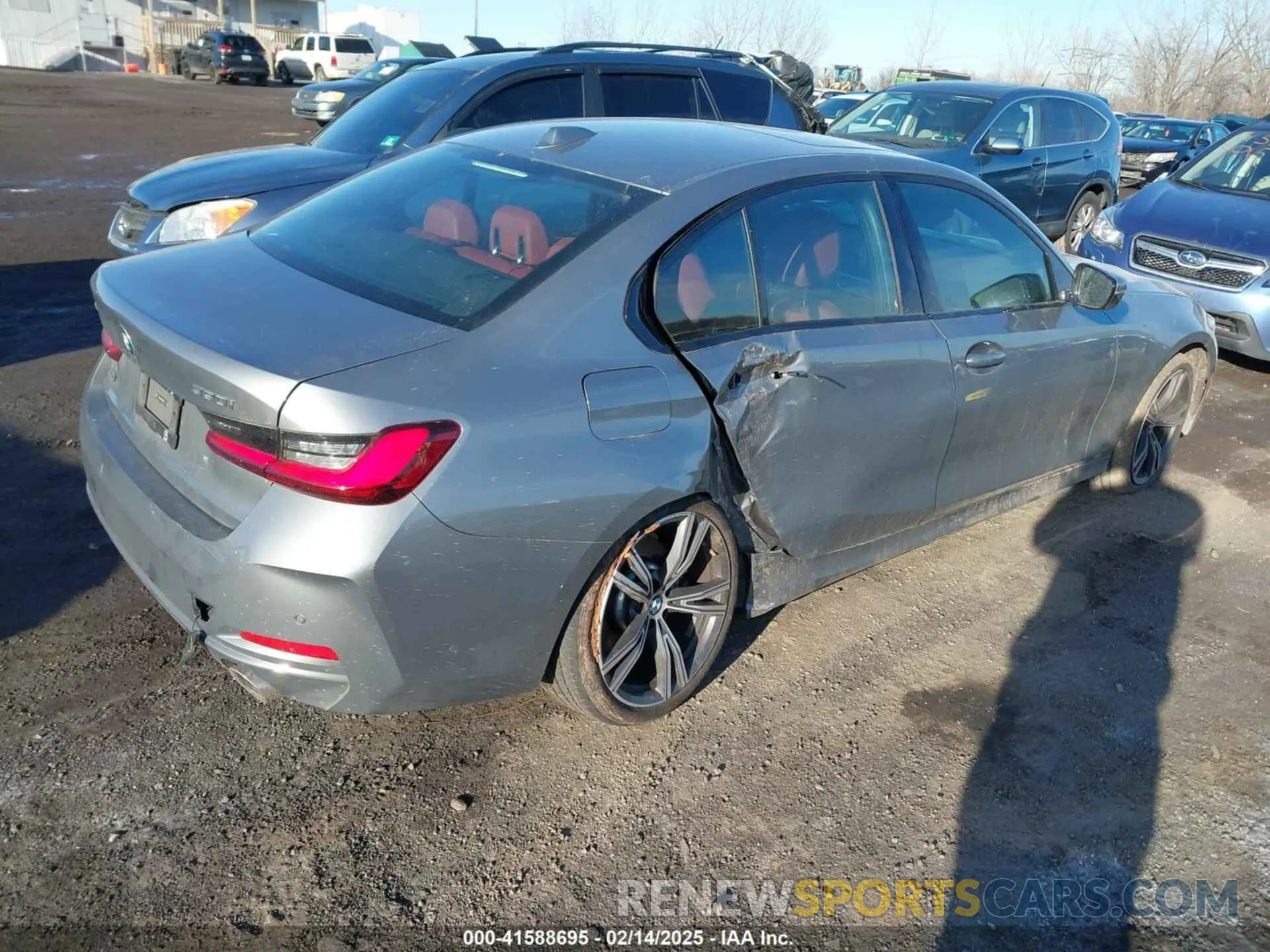 4 fotografías del automóvil dañado 3MW89FF06P8D52693 BMW 330I 2023
