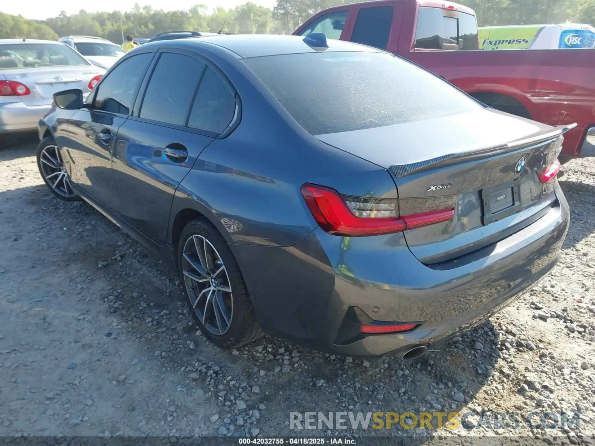 3 fotografías del automóvil dañado 3MW5R7J53K8A04967 BMW 330XI 2019